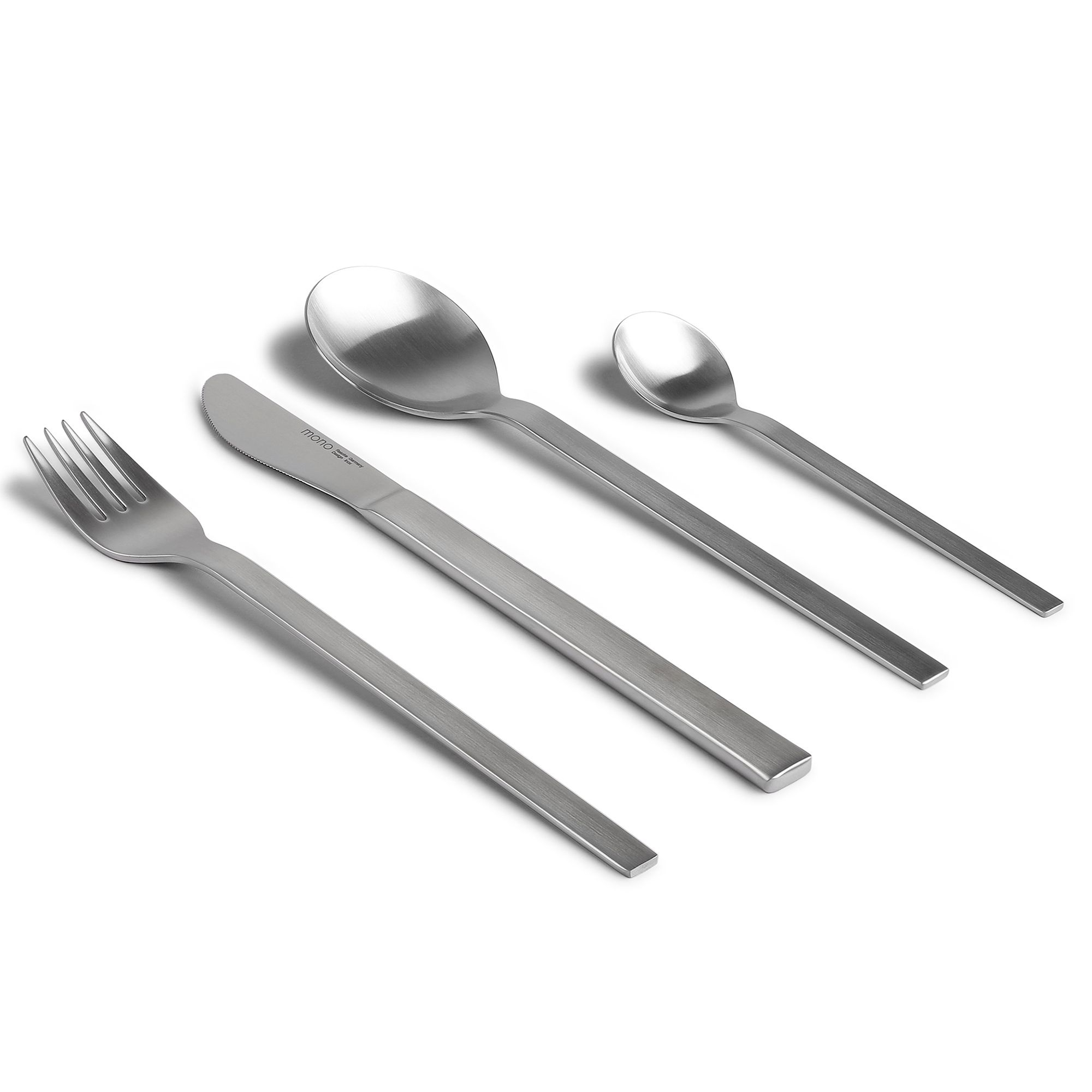 mono-a - Cutlery set, 4 pcs. with short blade