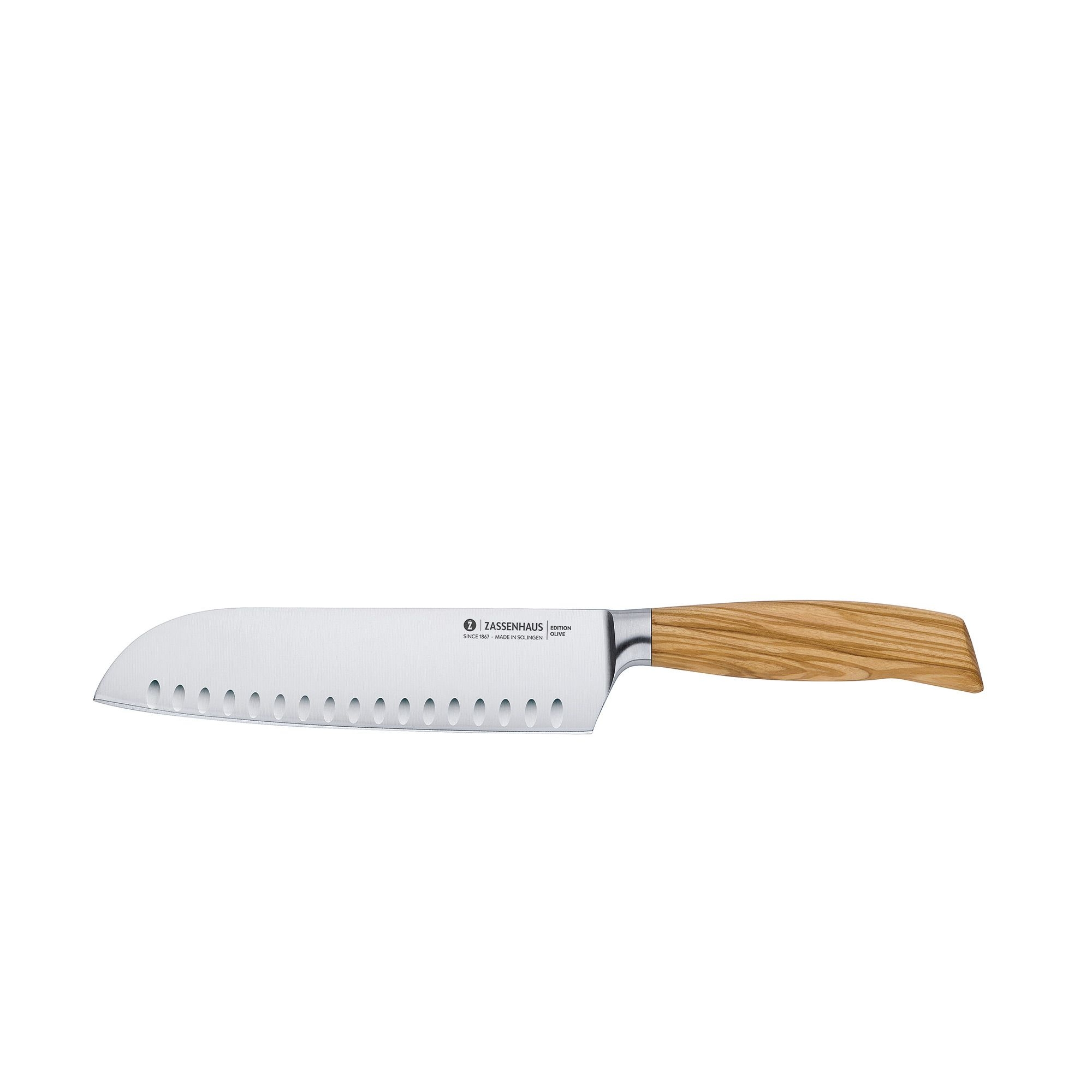 Zassenhaus  - Santoku knife 20 cm - EDITION OLIVE Zassenhaus  - Santoku knife 20 cm - EDITION OLIVE
