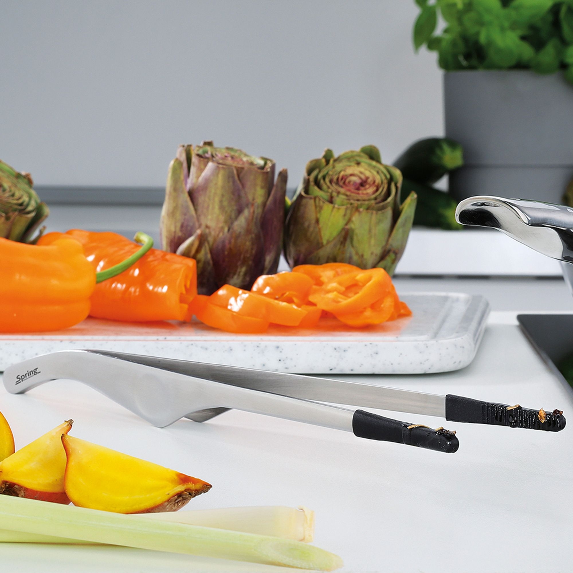 Spring - Professional tweezers with silicone TOOLS FUSION2+ - 30 cm