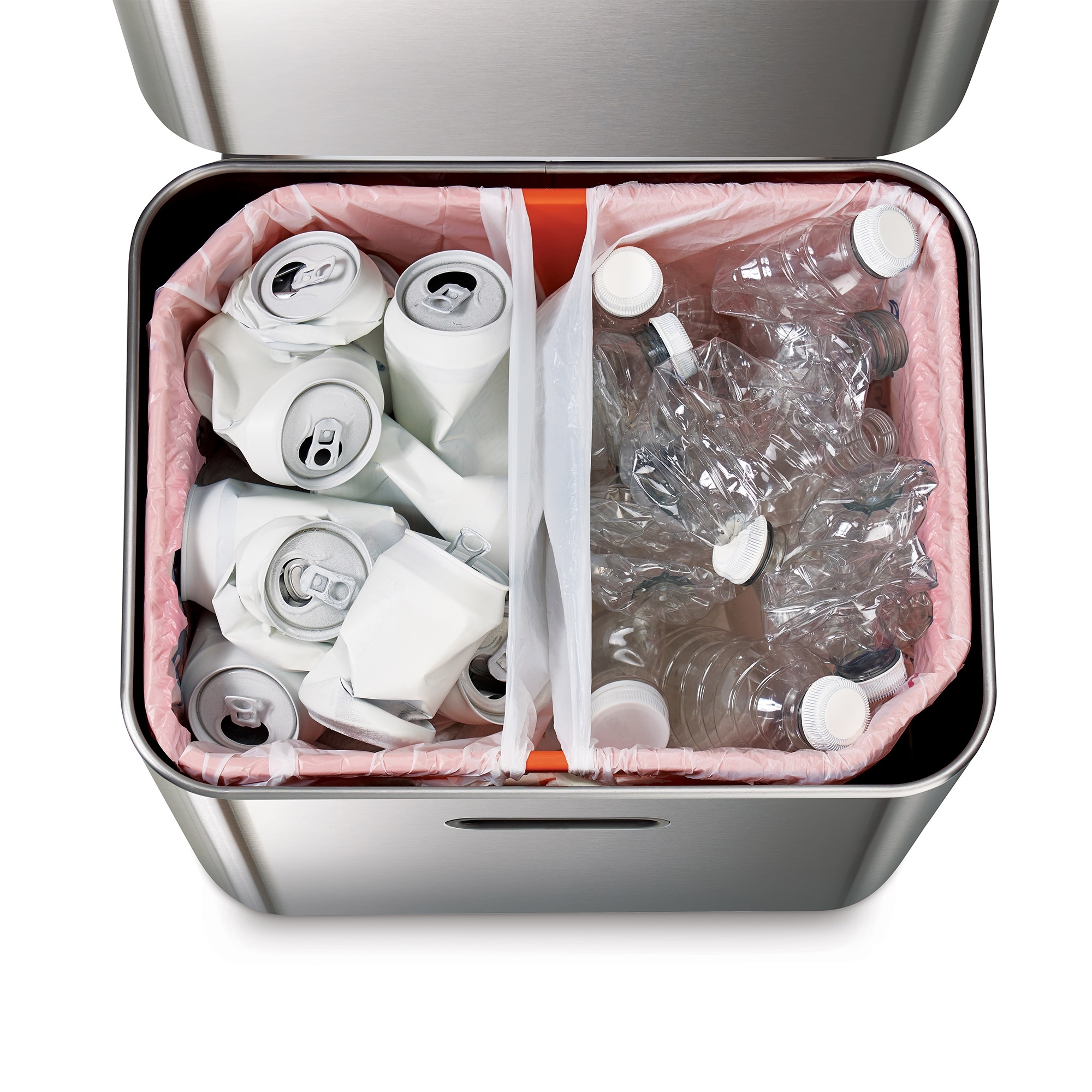 Joseph Joseph - Totem Max 60 L Abfalltrennungs- und Recyclingbehälter - Edelstahl