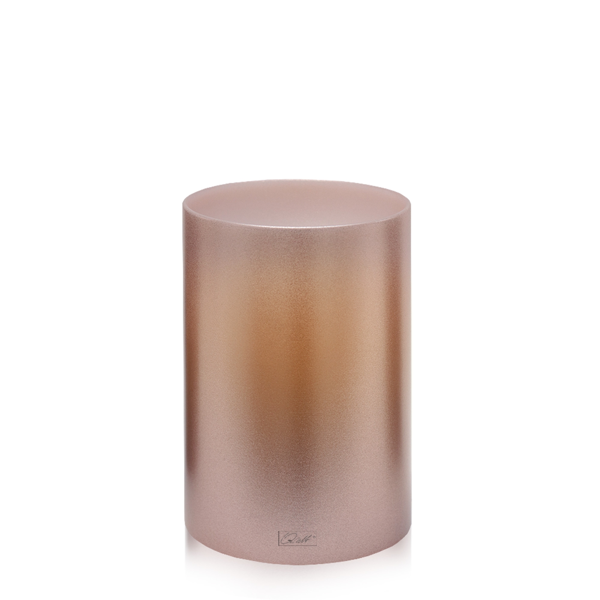 Qult Farluce Inside - Teelichthalter in Kerzenform Ø 8 cm - Rose Gold