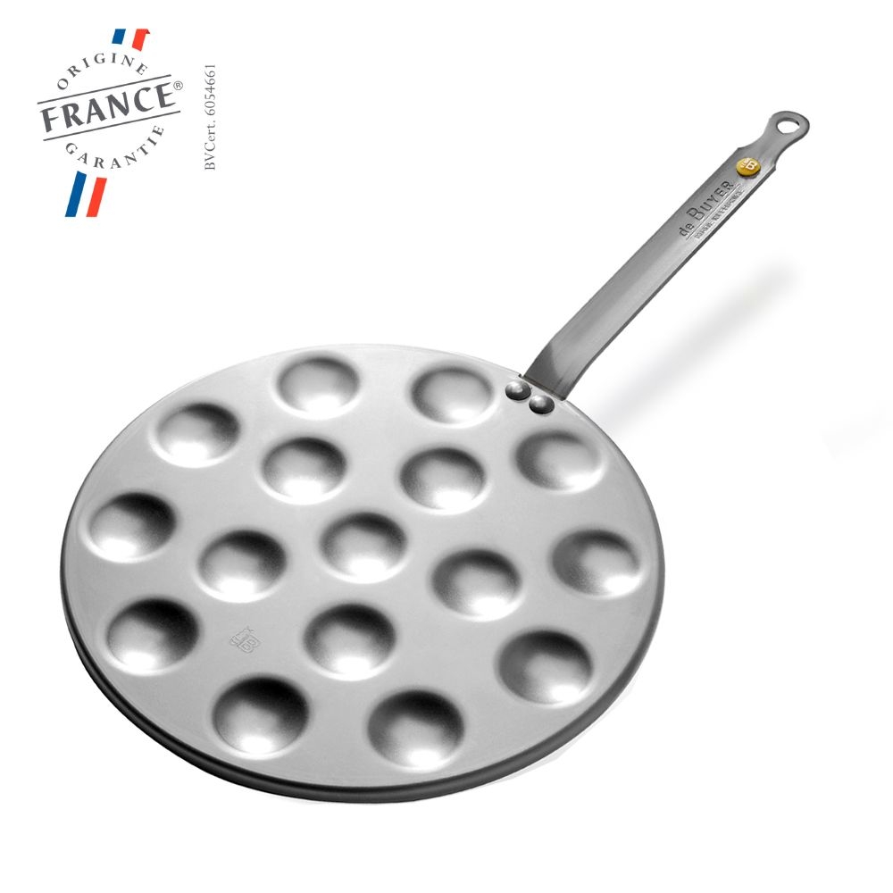 de Buyer - Mineral B Element - Poffertjes Pfanne 27 cm de Buyer - Mineral B Element - Poffertjes Pfanne 27 cm