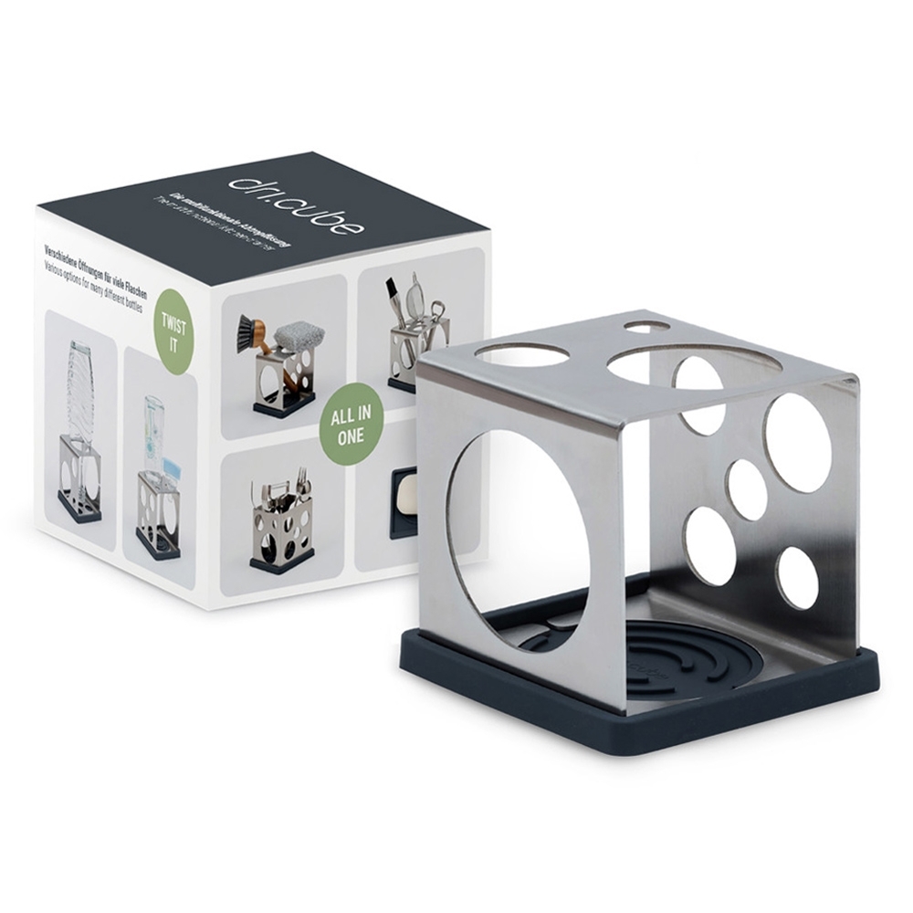 Bainstream - dri.cube steel | Abtropfbehälter Edelstahl