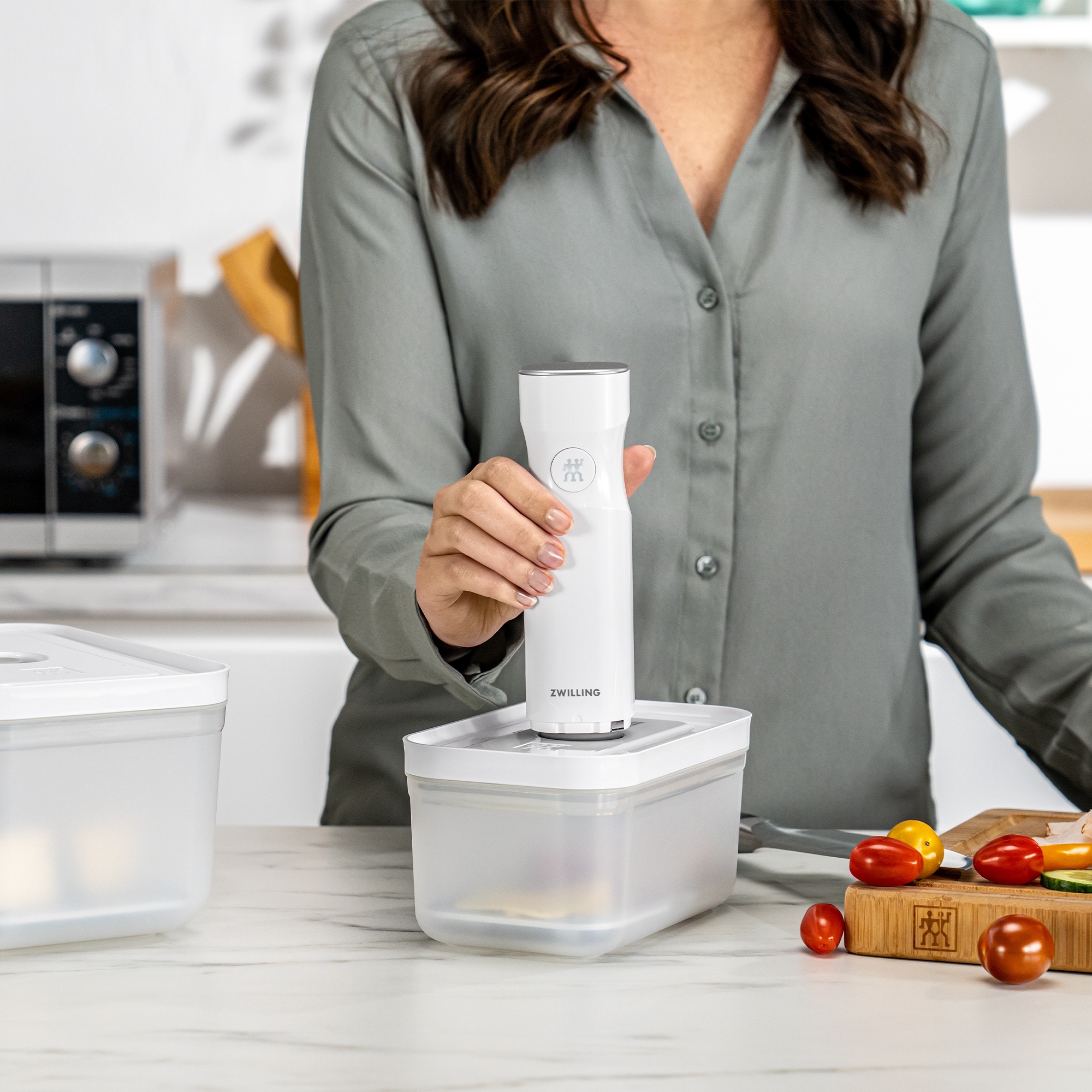 ZWILLING - Draining rack for plastic boxes | Fresh & Save | Vacuum accessory set | 2 pieces