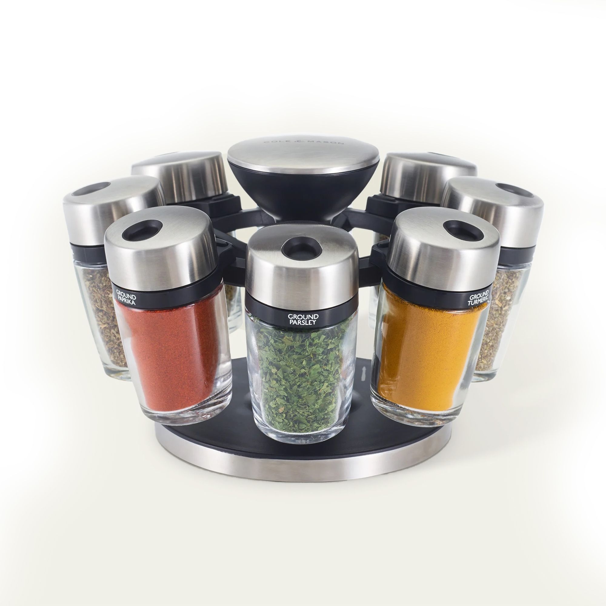 COLE & MASON - Hudson Herb & Spice Rack 8 Jar