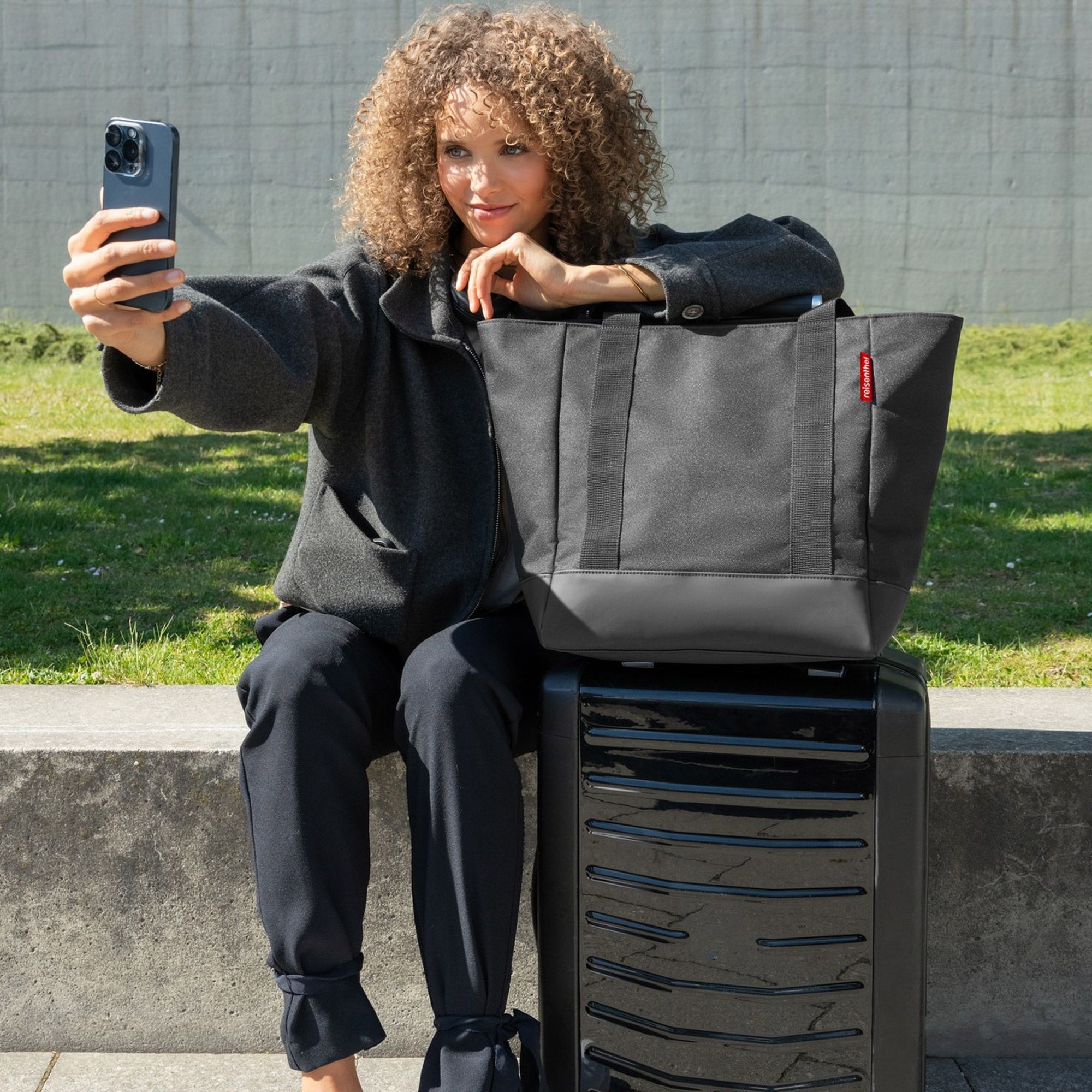 reisenthel - travelshopper - mix black