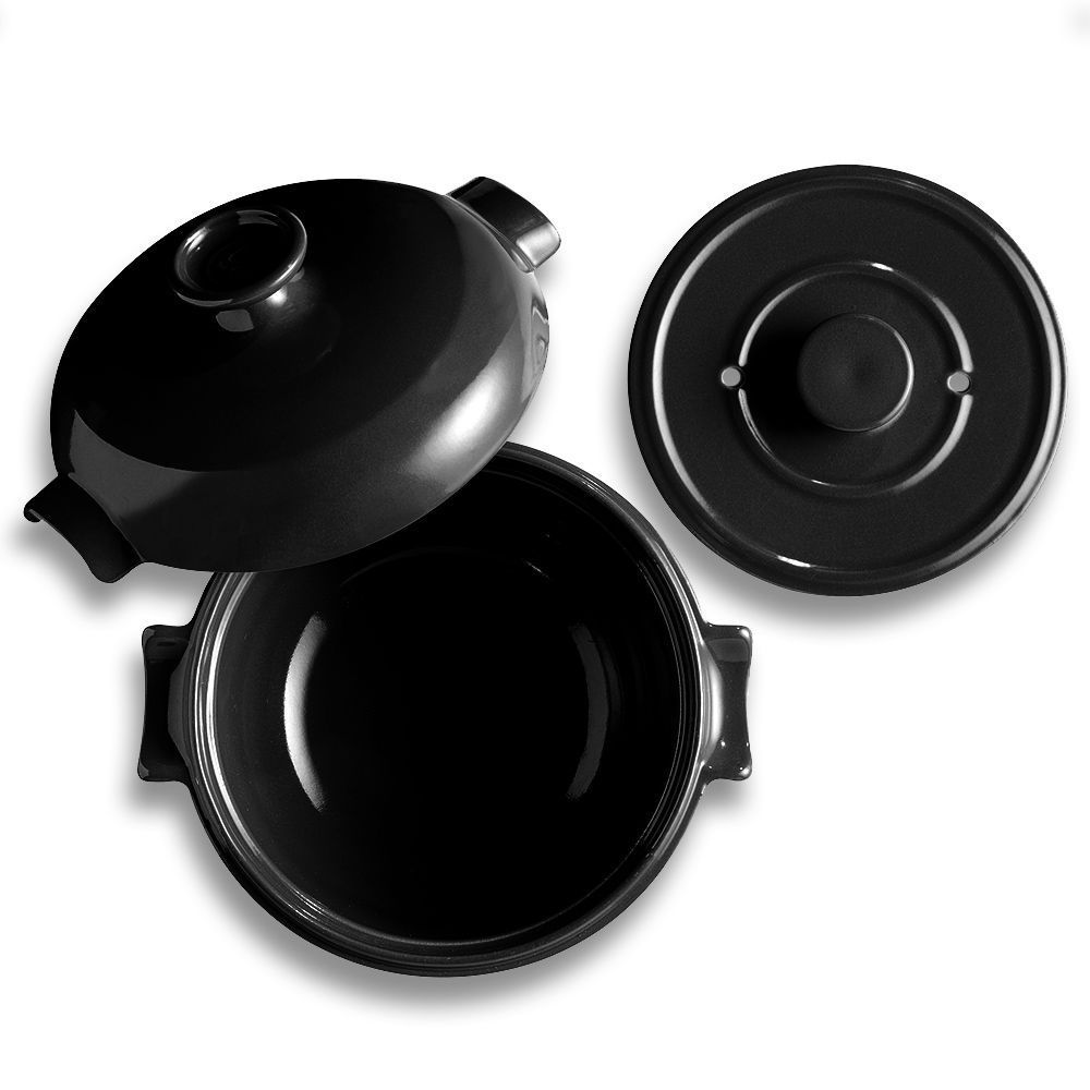 Emile Henry - Deckel für Reistopf 2,5 L - Fusain Emile Henry - Deckel für Reistopf 2,5 L - Fusain