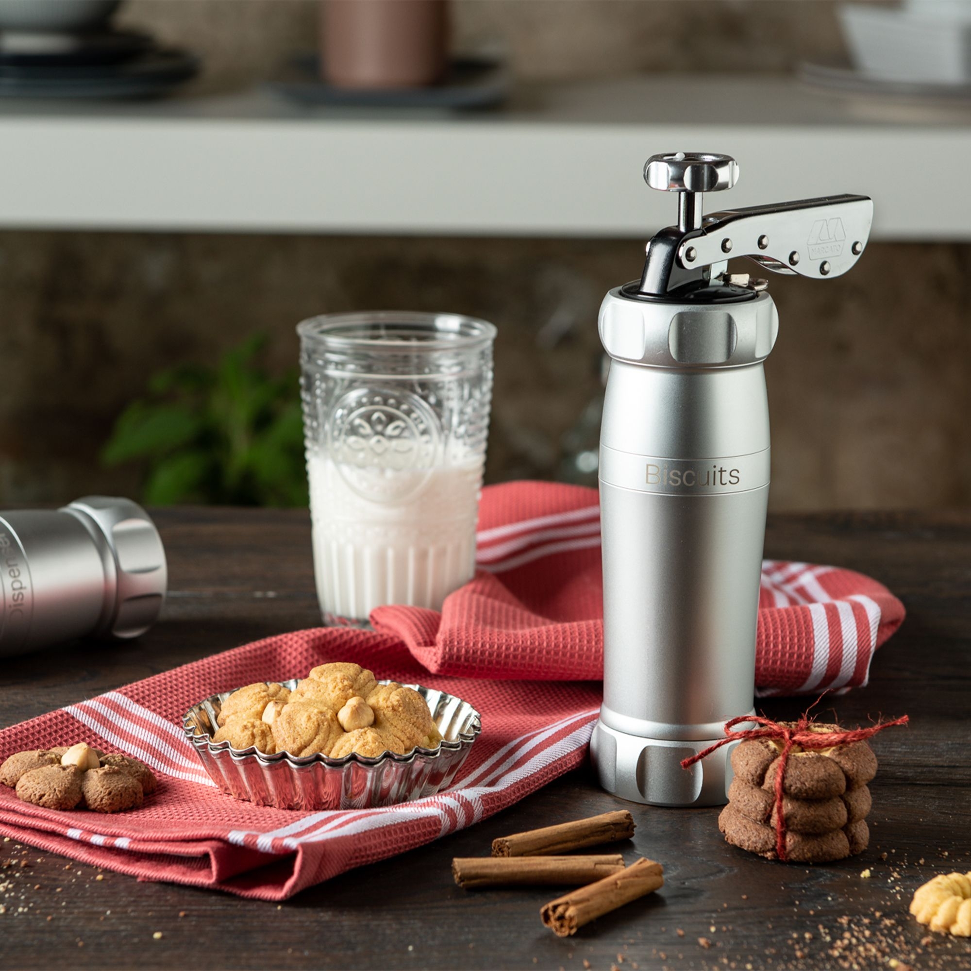 Marcato - Biscuits Design Geschenkset - Silber