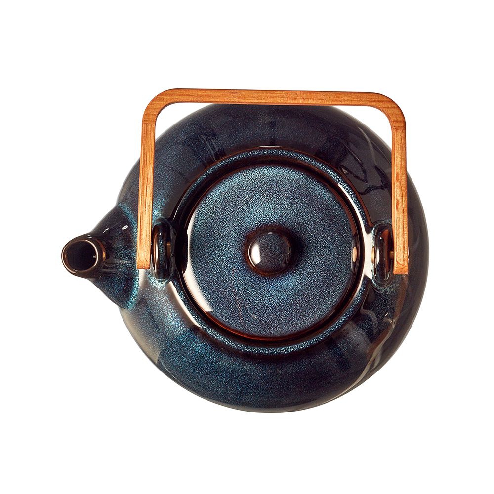 Bitz - Teapot with tea strainer - 1.2 L - dark blue