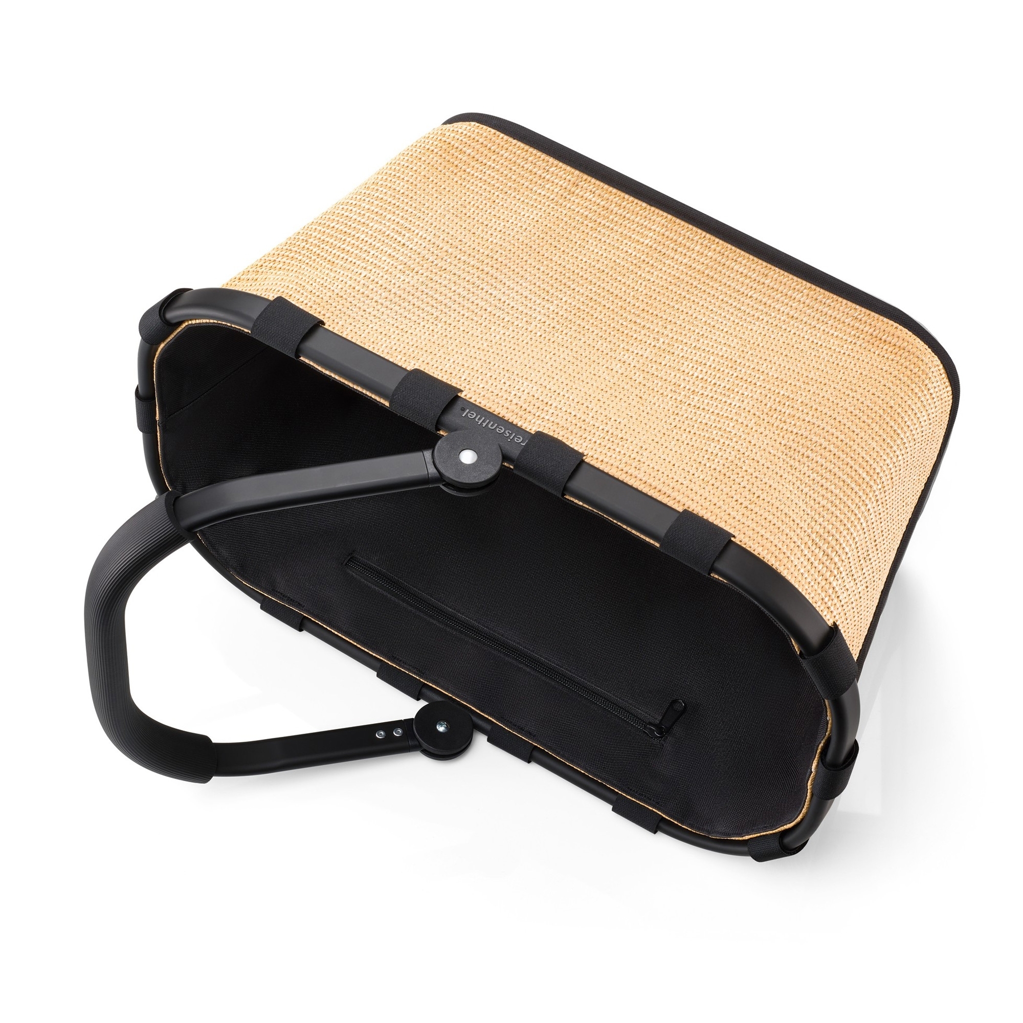 reisenthel - carrybag - frame raffia black reisenthel - carrybag - frame raffia black