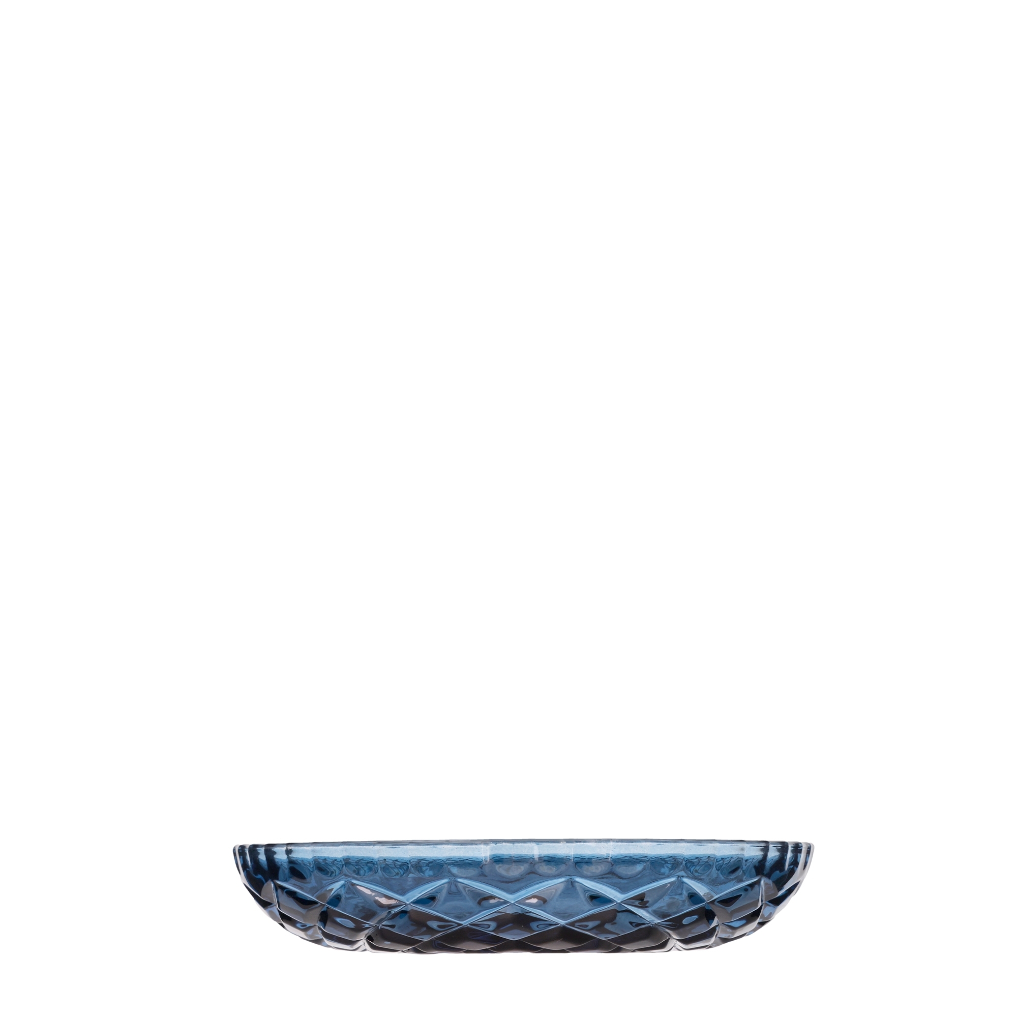 Lyngby Glass - Sorrento - Plate 16 cm - Blue - 4 pcs.