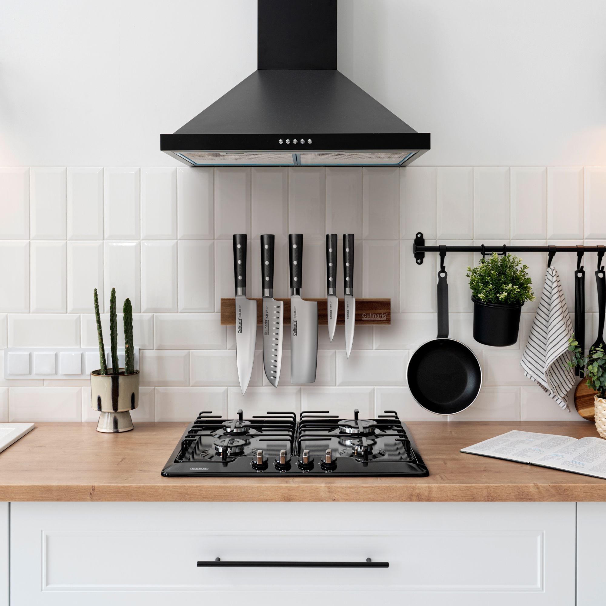 Magnetleiste - Walnuss, 40 cm - CB-14 | Culinaris Magnetleiste - Walnuss, 40 cm - CB-14 | Culinaris