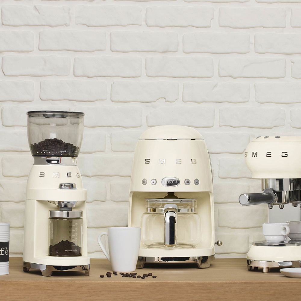 Smeg - coffee grinder - design line style The 50 ° years cream Smeg - coffee grinder - design line style The 50 ° years cream