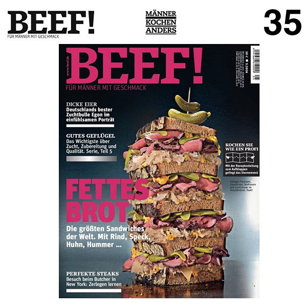 Nr. 35 BEEF! Für Männer mit Geschmack 5/2016 - Fettes Brot
