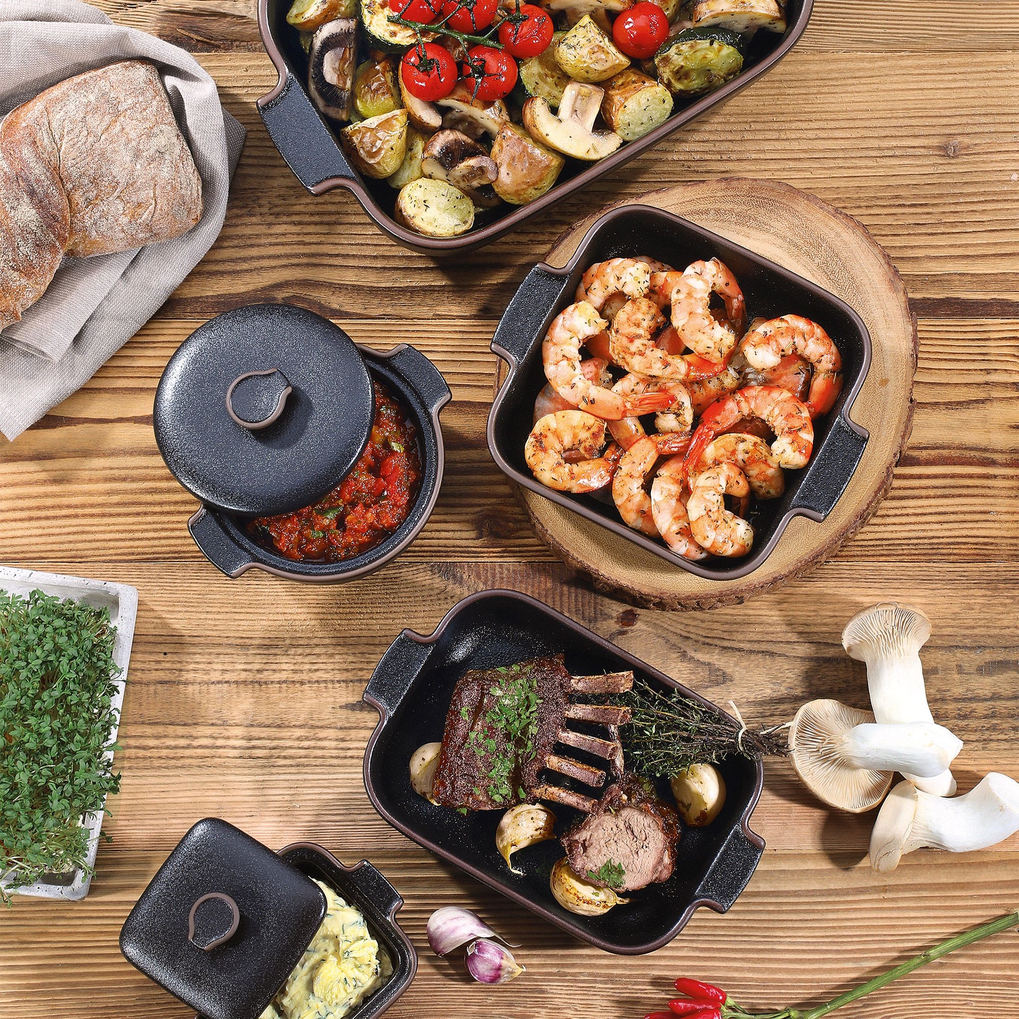 Zassenhaus - Zassenhaus - Serving pot WORKER square - 7.5 cm