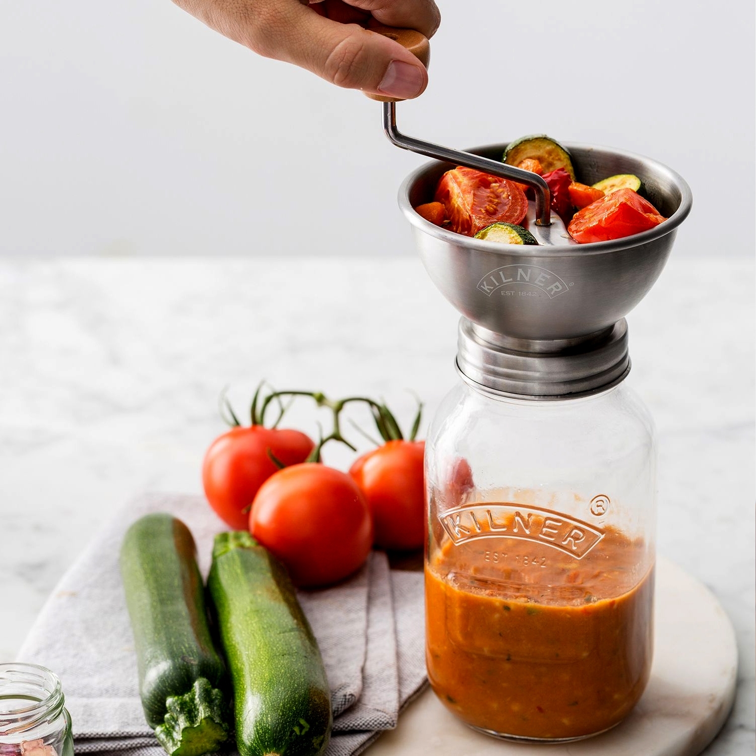 Kilner - Sauce Press Jar Set - 1 L Kilner - Sauce Press Jar Set - 1 L