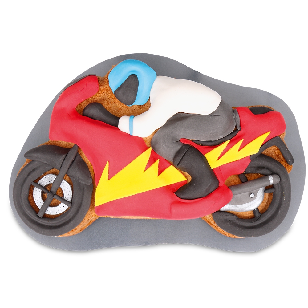 Städter - Cake mould Mike the motorcycle - 28,5 x 18,5 x 6,5 cm - 2.000 ml Städter - Cake mould Mike the motorcycle - 28,5 x 18,5 x 6,5 cm - 2.000 ml