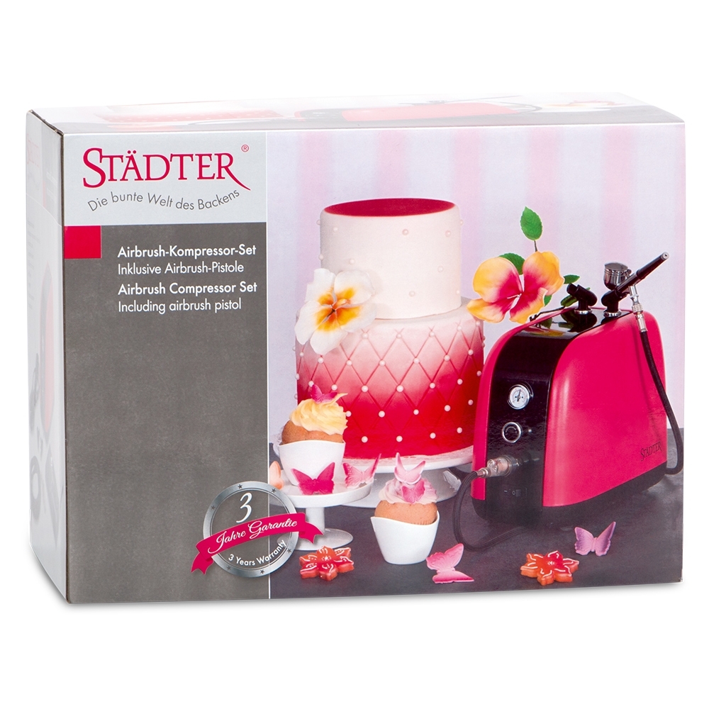 Städter - Airbrush-Kompressor -Set 10-teilig Städter - Airbrush-Kompressor -Set 10-teilig