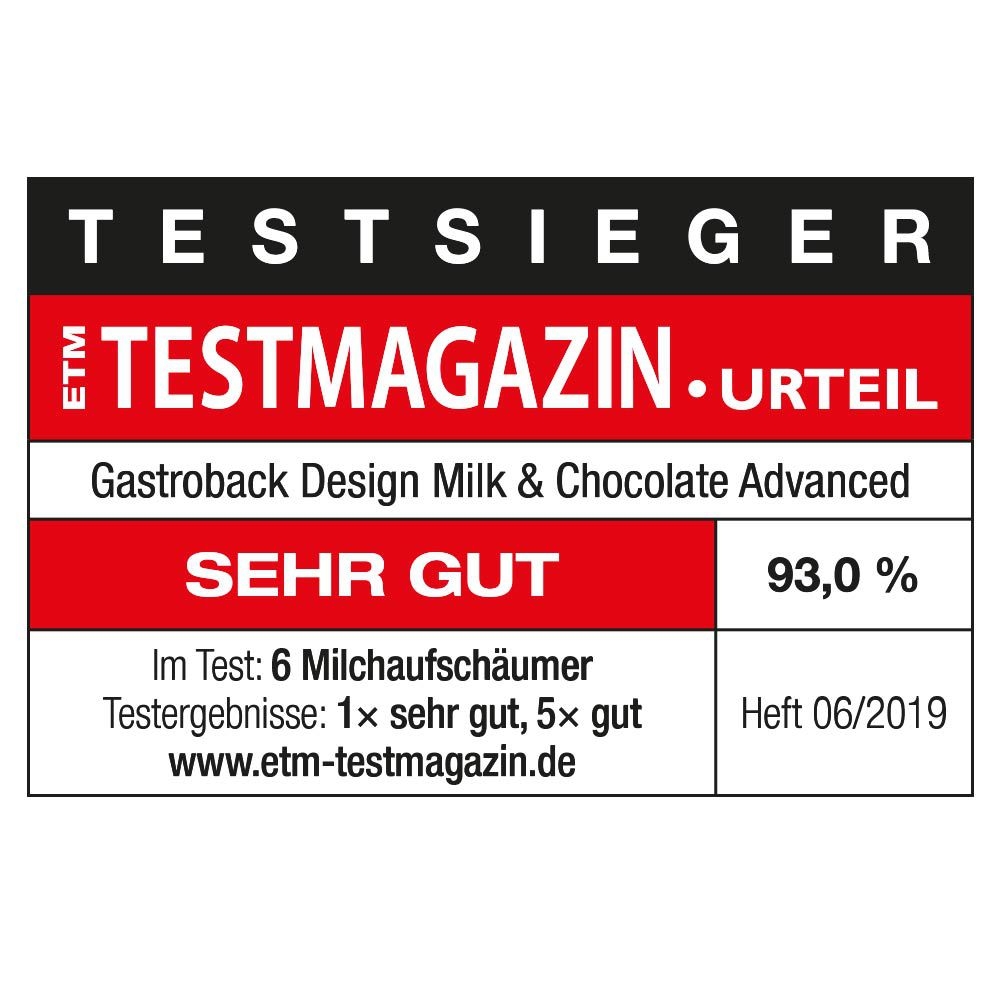 Gastroback - Design Milk & Chocolate Advanced | Milk foamer Gastroback - Design Milk & Chocolate Advanced | Milk foamer