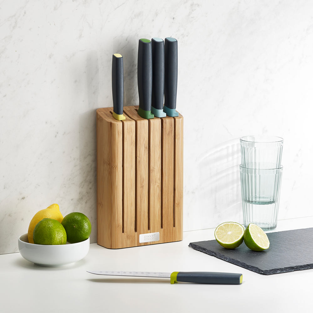 Joseph Joseph - Elevate™ knife set with bamboo block Joseph Joseph - Elevate™ knife set with bamboo block