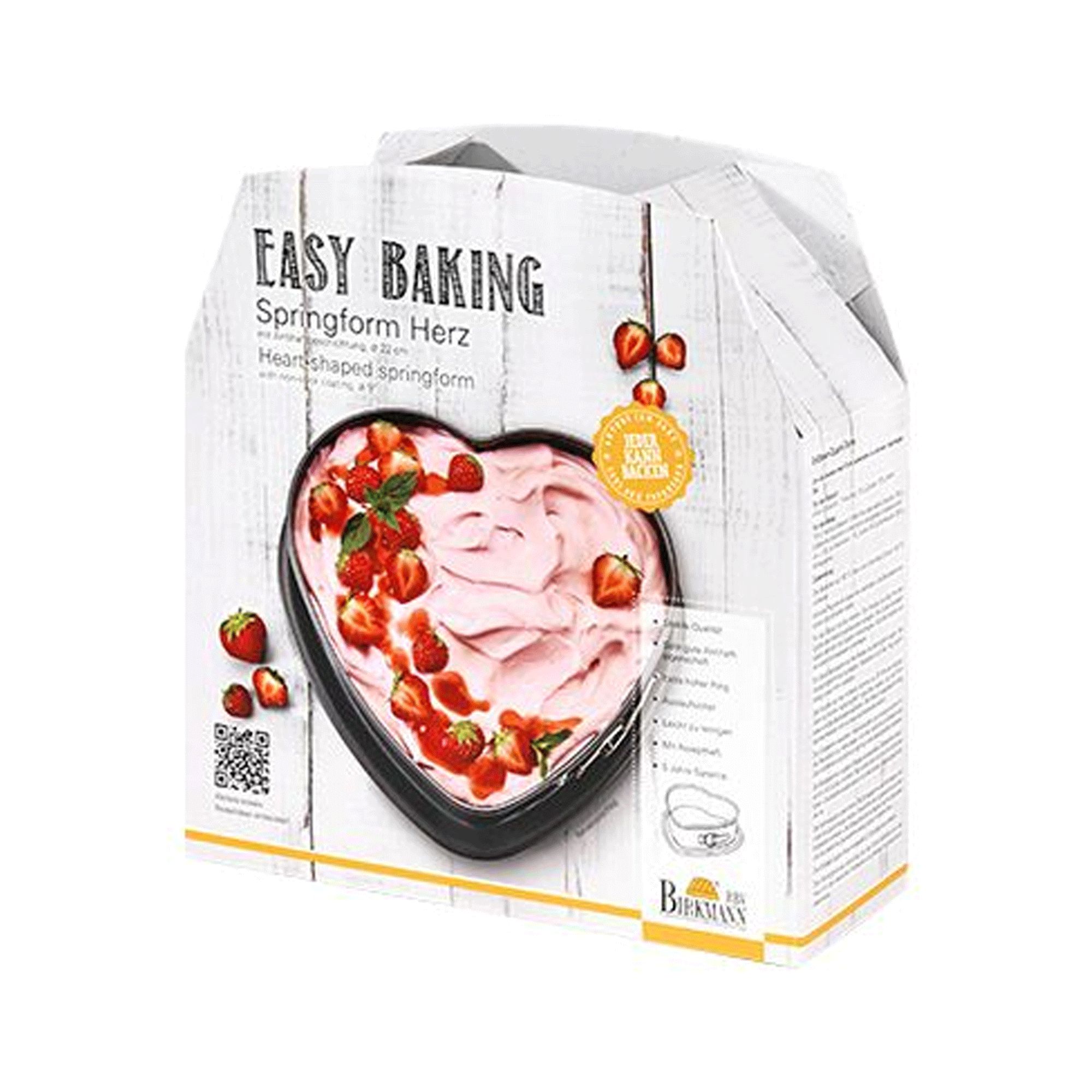 BR Springform Heart 22 cm Easy Baking