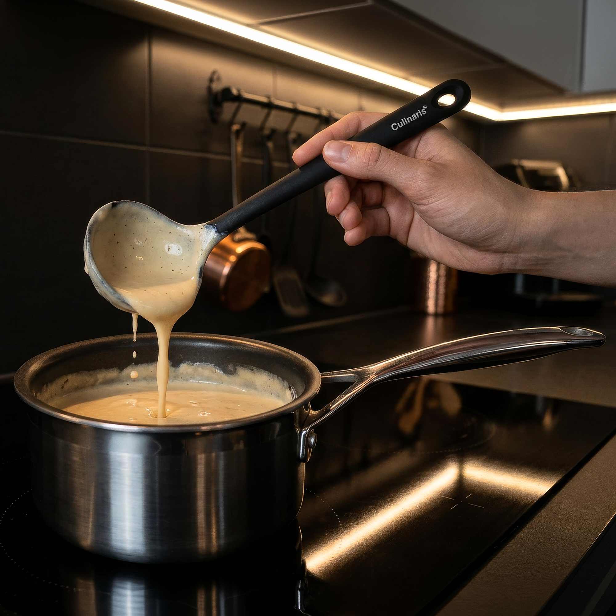 Ladle S - silicone - black | Culinaris