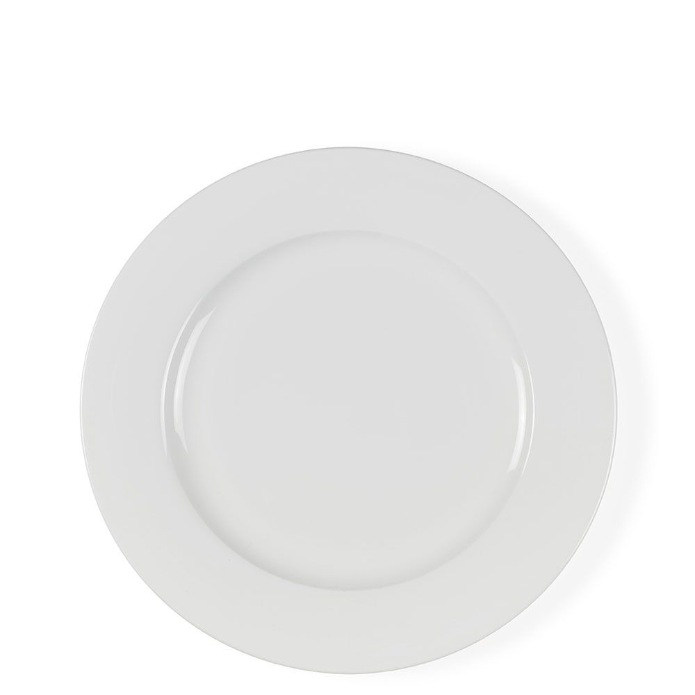 Bitz - Flacher Teller - 27 cm - Bone White Porzellan