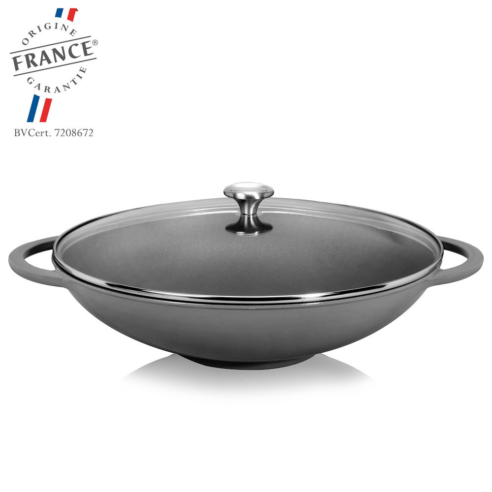 Chasseur - Wok with Glass Lid - 37 cm