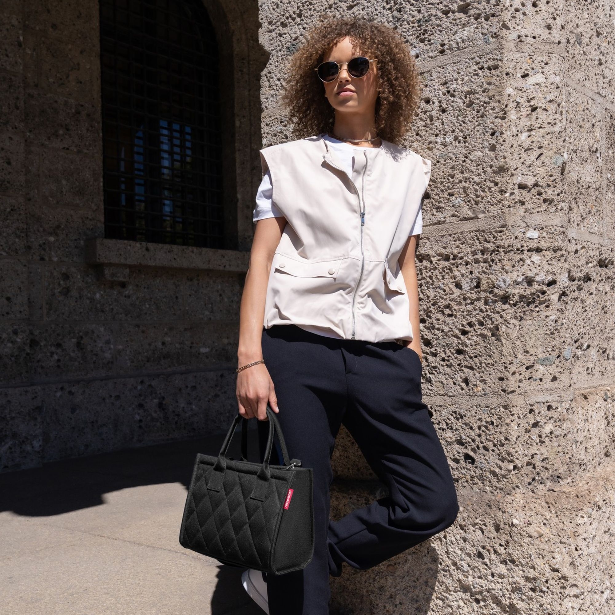 reisenthel - daily shopper XS - rhombus black
