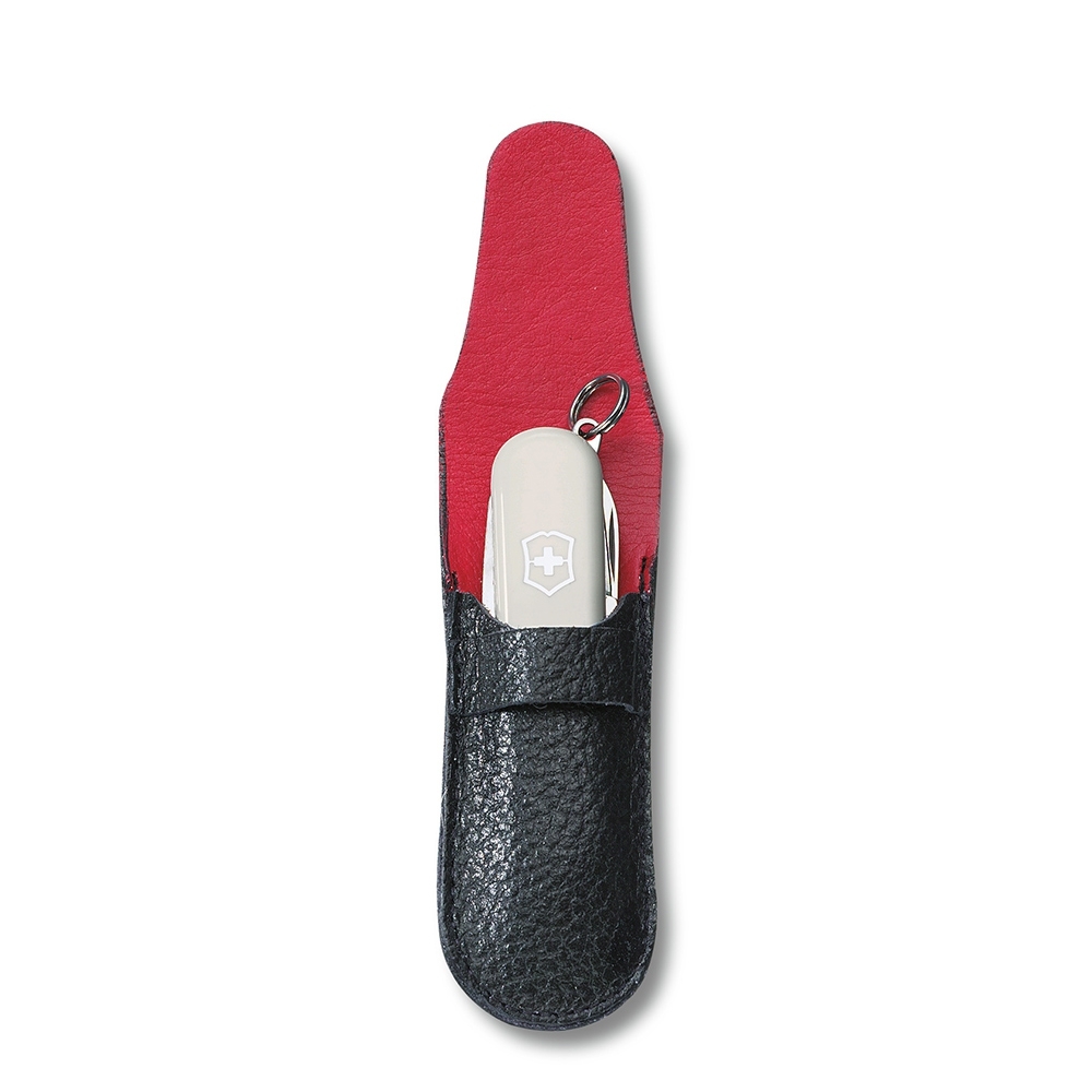 Victorinox - Belt case leather, black Victorinox - Belt case leather, black