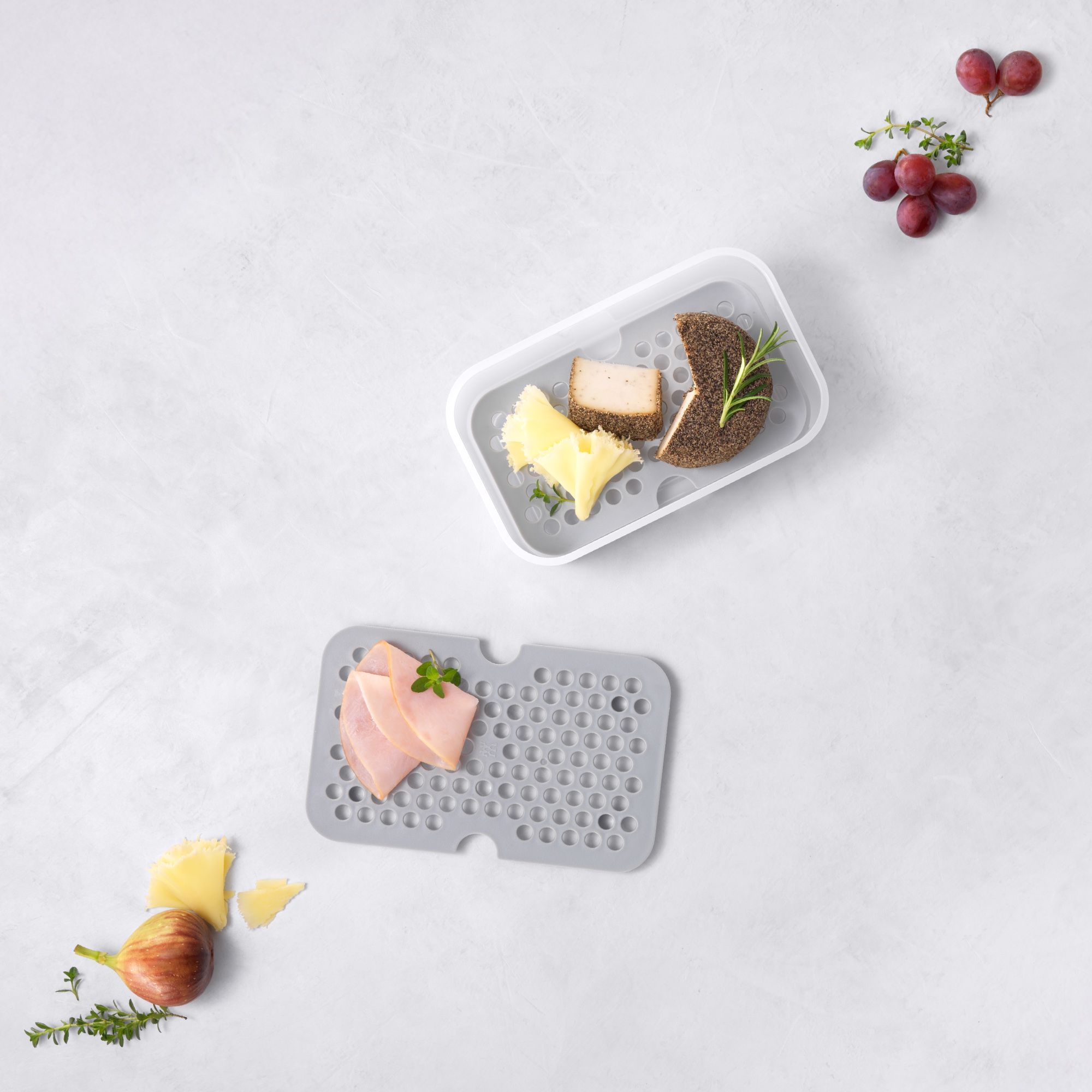 ZWILLING - Draining rack for plastic boxes | Fresh & Save | Vacuum accessory set | 2 pieces