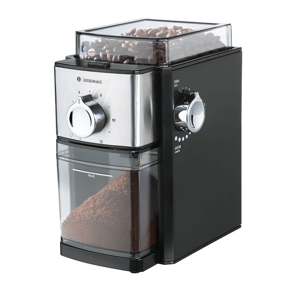 Zassenhaus - Electric coffee grinder Kingston Steel Zassenhaus - Electric coffee grinder Kingston Steel