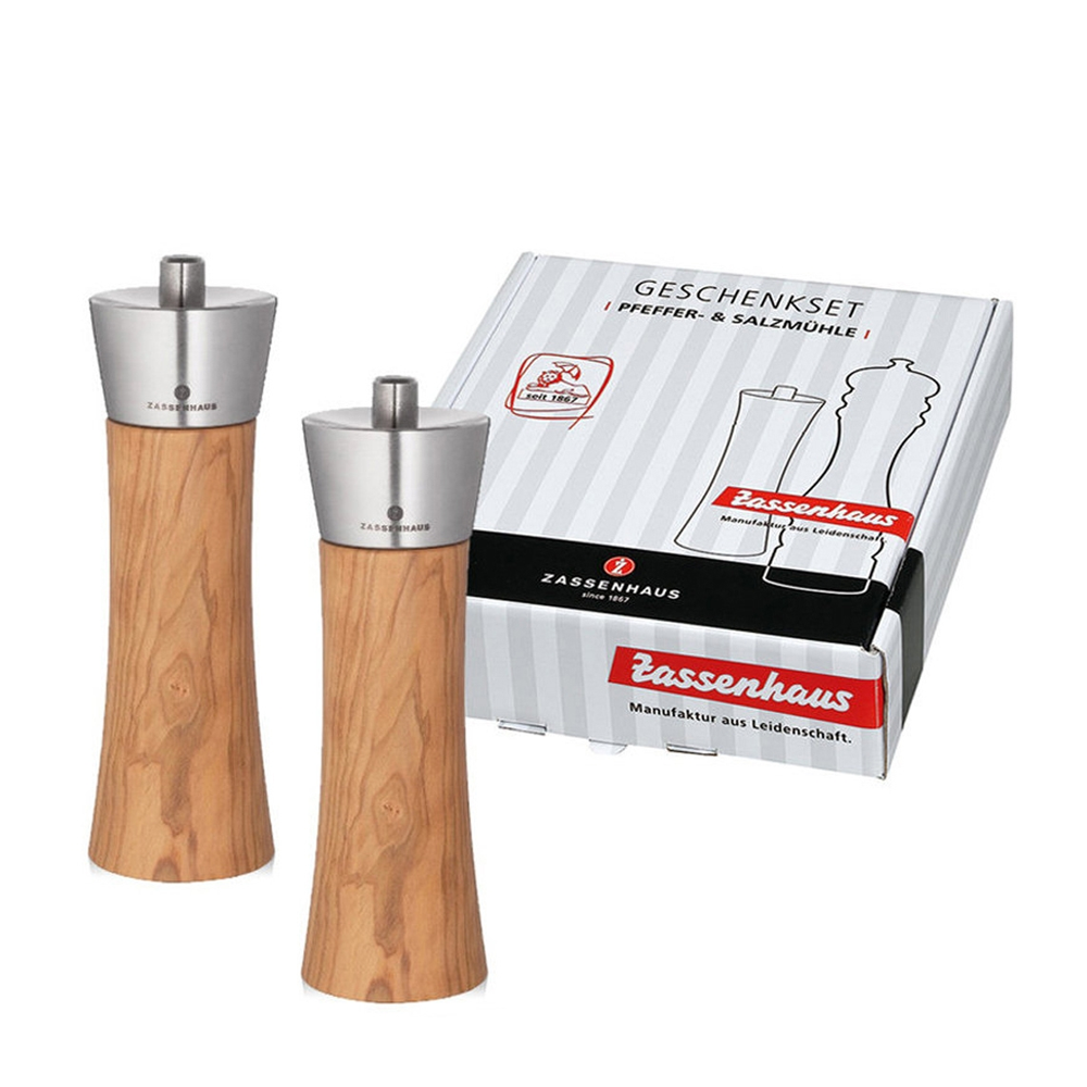 Zassenhaus - Mühlen-Set - AUGSBURG - 18 cm - Olive Zassenhaus - Mühlen-Set - AUGSBURG - 18 cm - Olive
