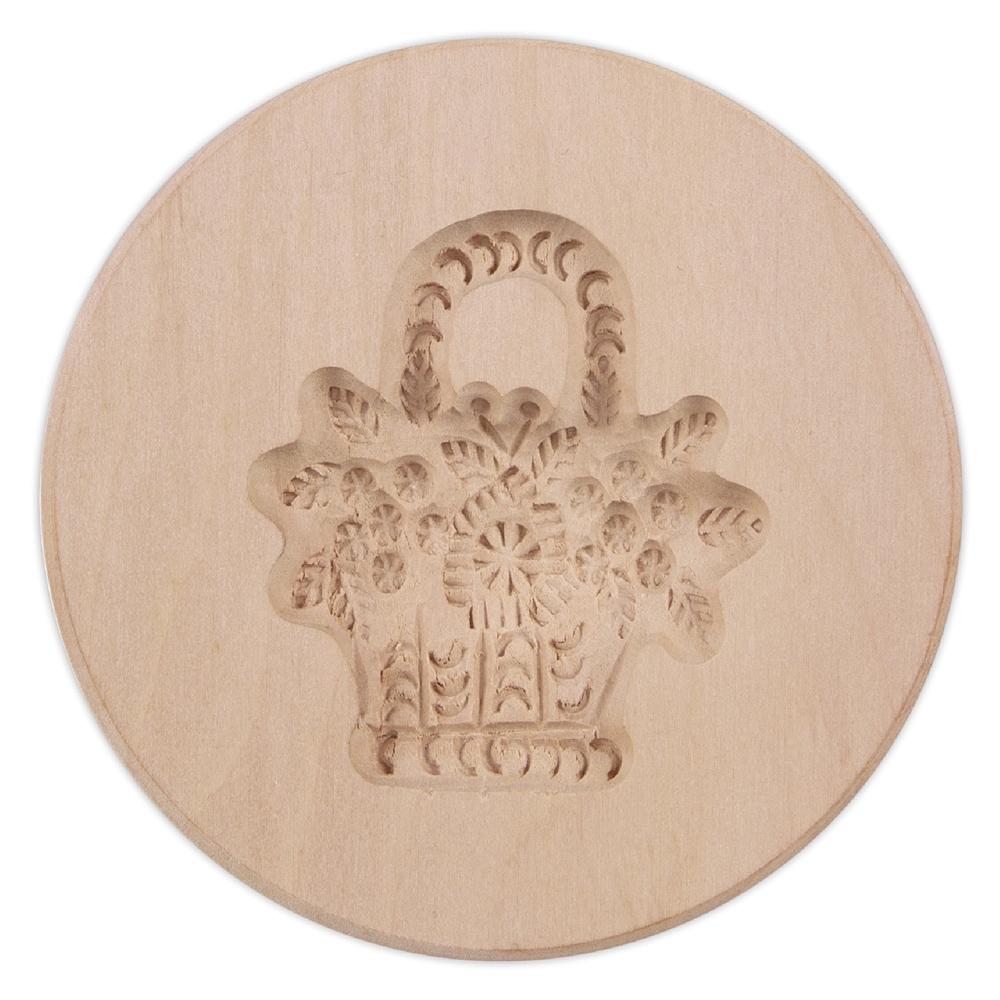 Städter - Wooden mould Flower basket ø 8 cm