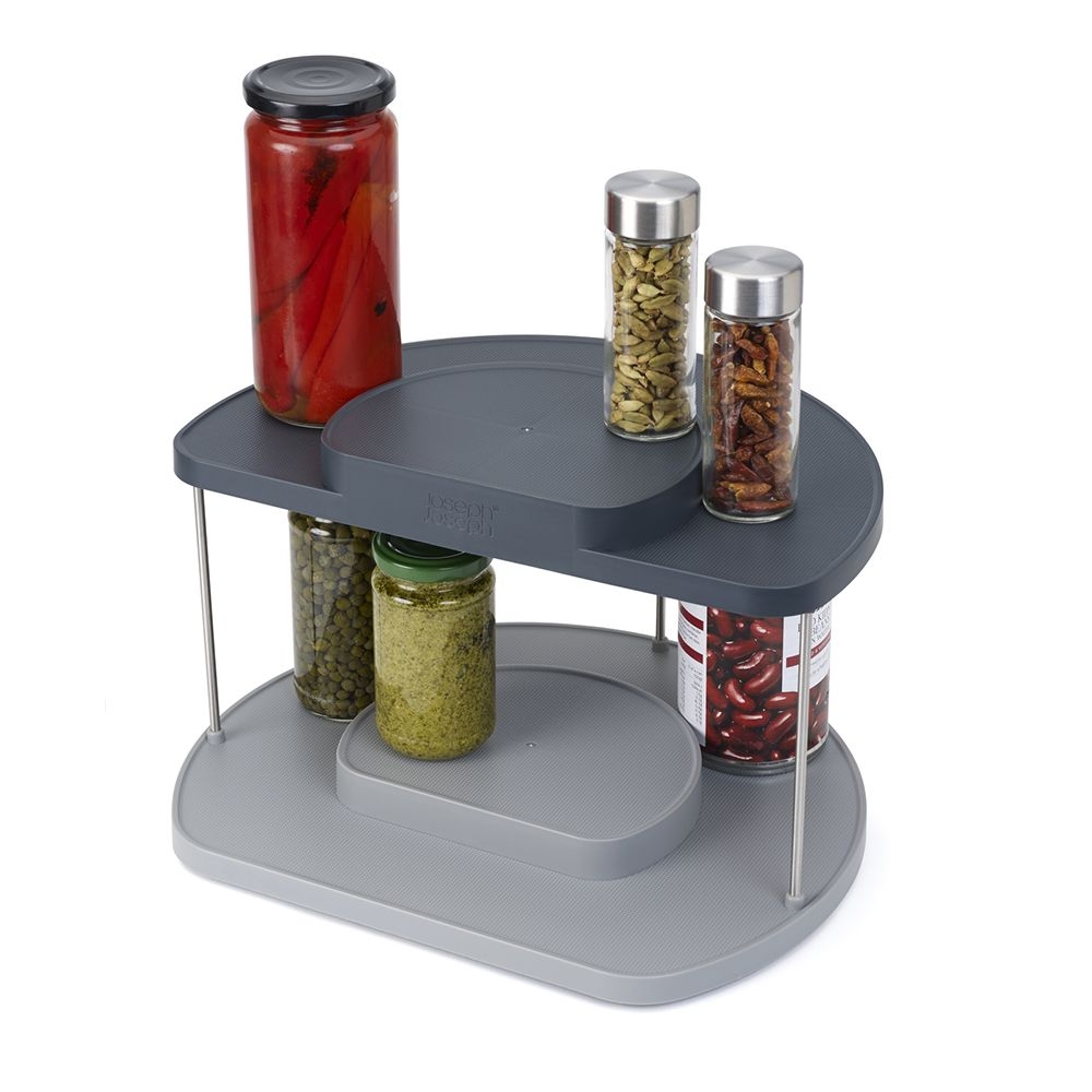 Joseph Joseph - CupboardStore™ 2-tier Rotating Organiser Joseph Joseph - CupboardStore™ 2-tier Rotating Organiser