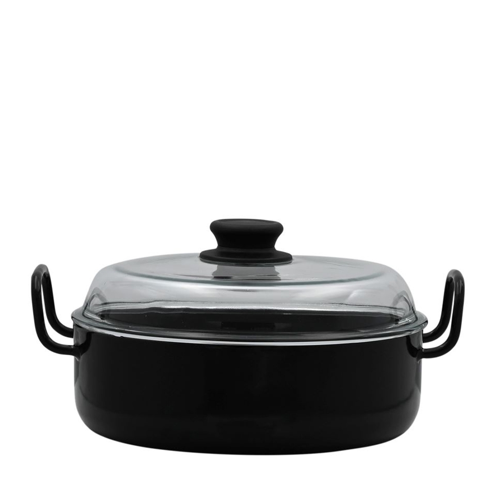 Riess CLASSIC - baking and roasting dishes - grandma's stew pan with glass lid