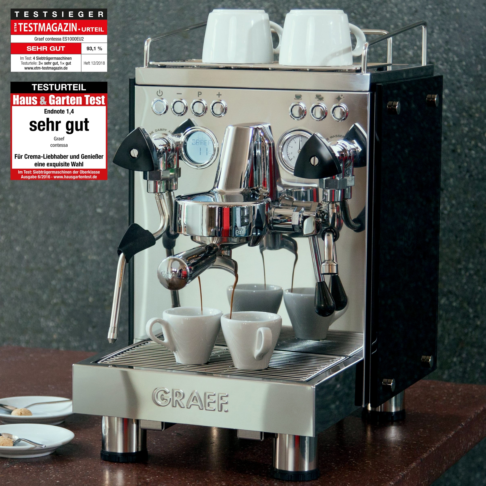 Graef - Siebträger-Espressomaschine contessa