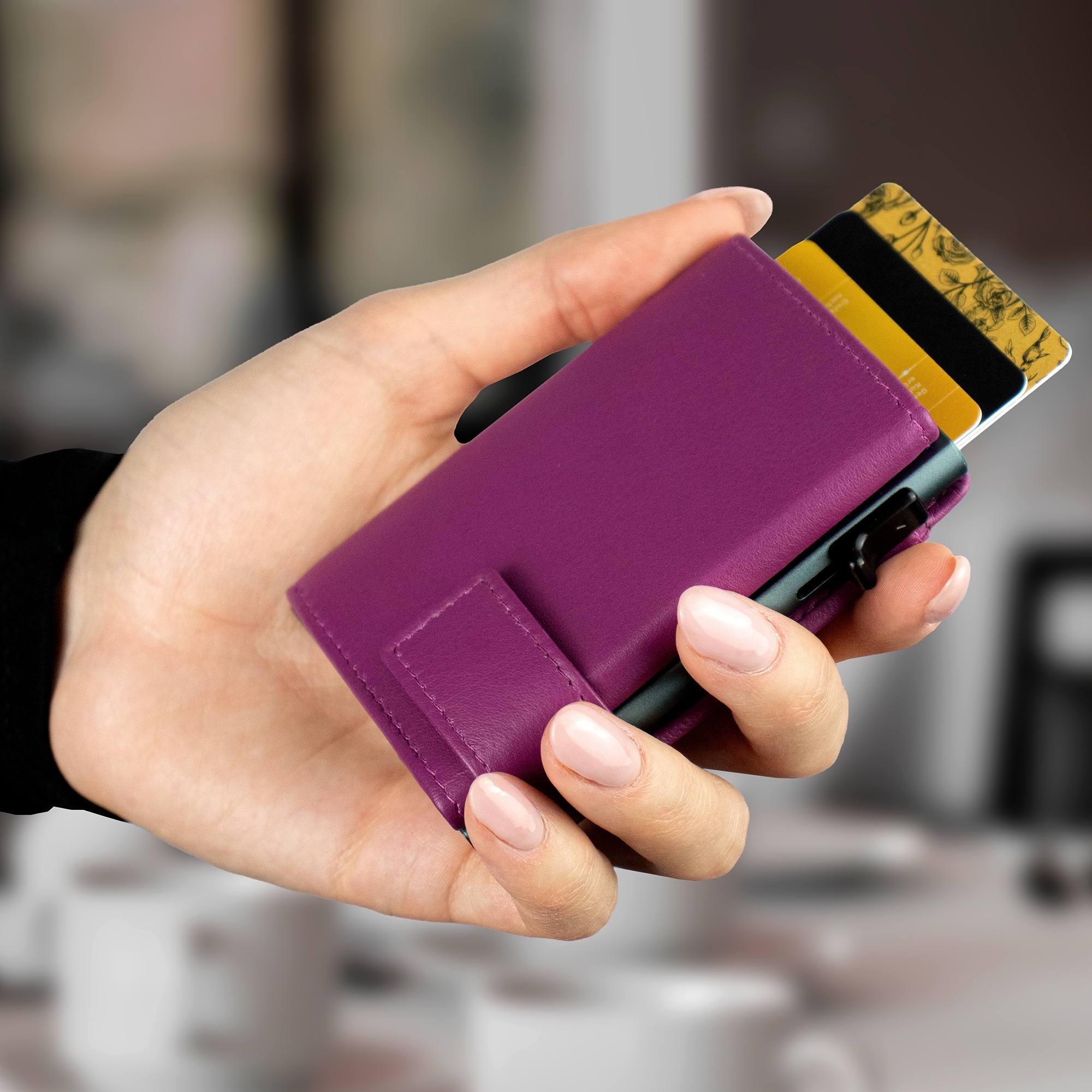 Card Case with Coin Pocket - Pink | Culinaris