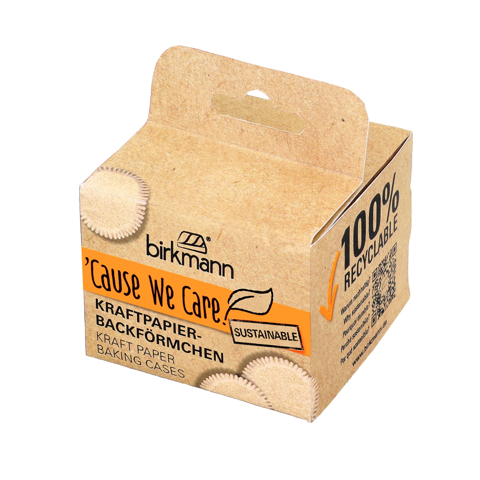Birkmann Cause we care kraft paper baking cases 50 pcs