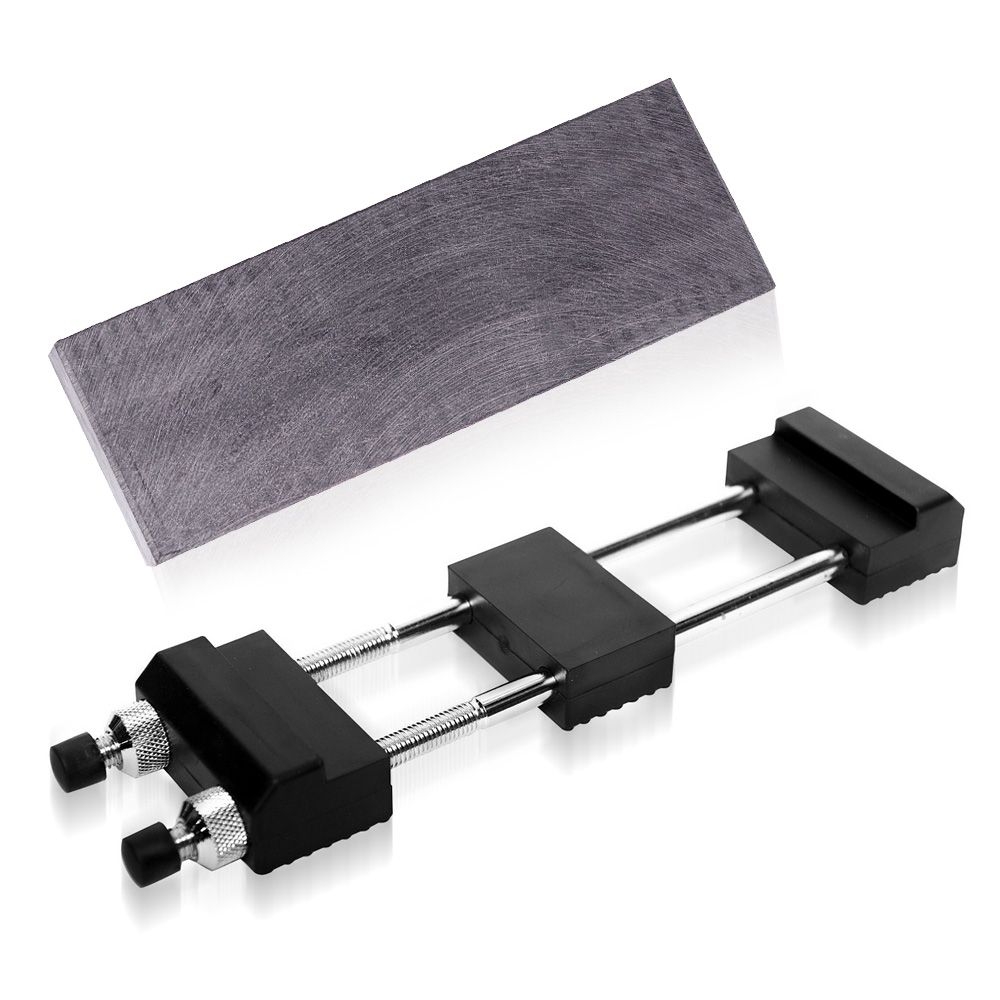 Rechteckiger Schleifstein mit Halterung