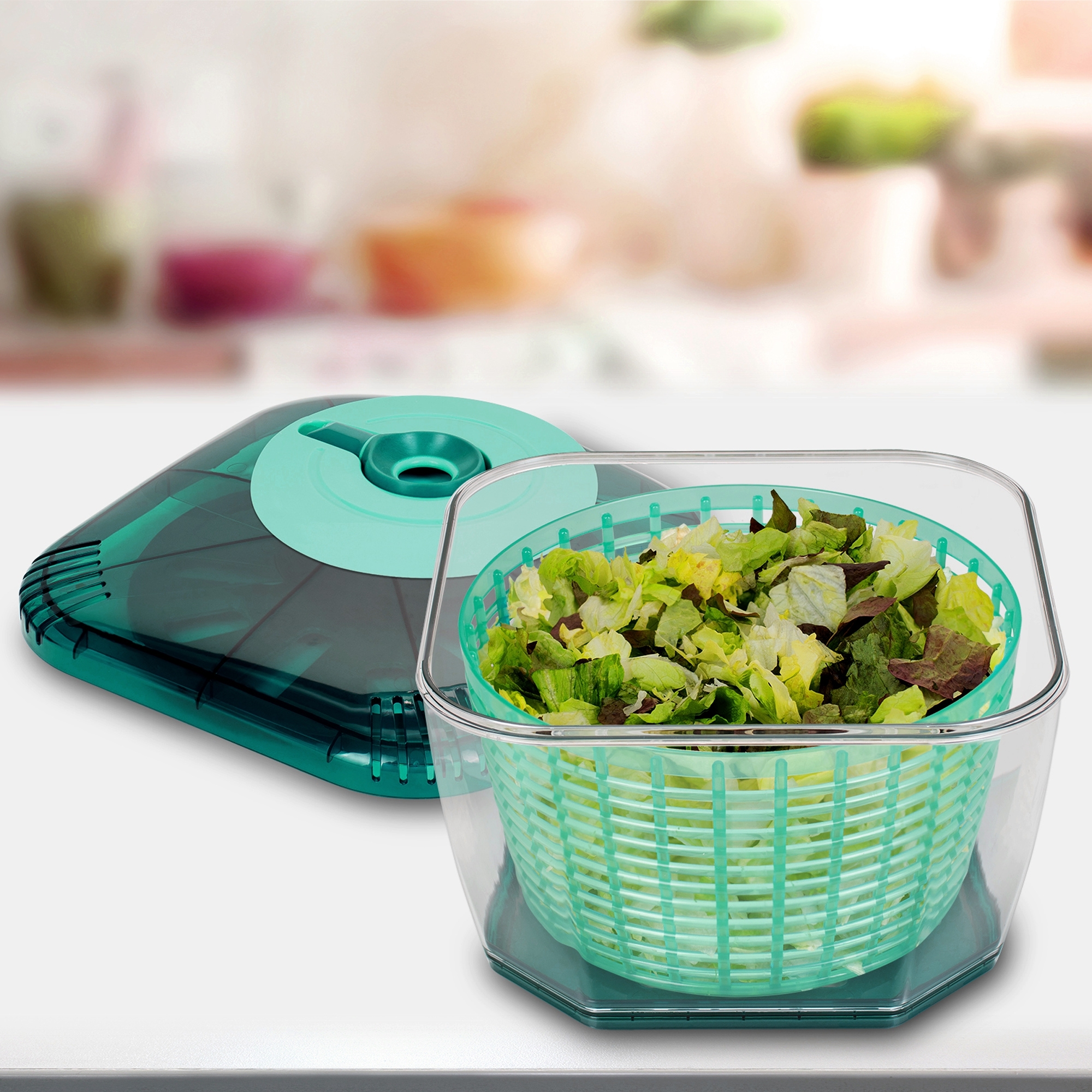 Genius Nicer Dicer Chef Professional salad spinner set 4 pcs