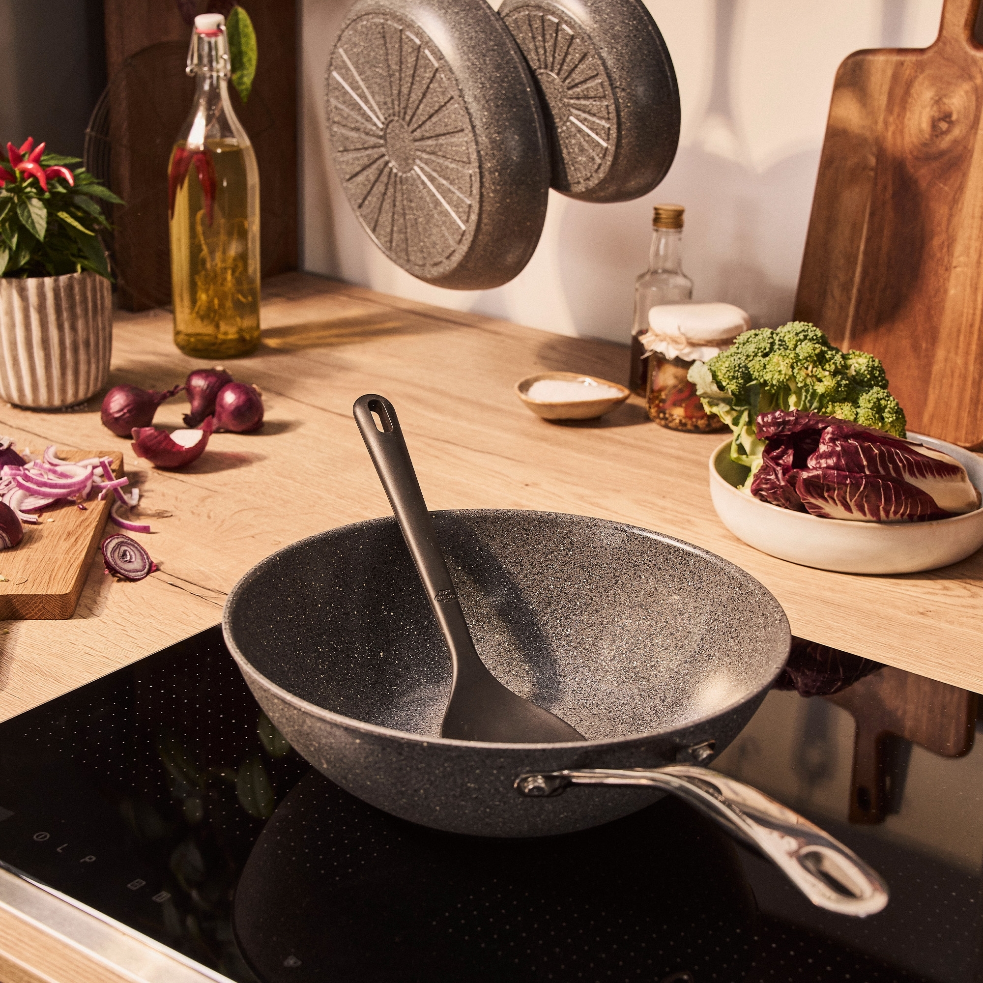 BALLARINI - Wok | Salina | 30 cm | titanverstärkte keramische Antihaftbeschichtung