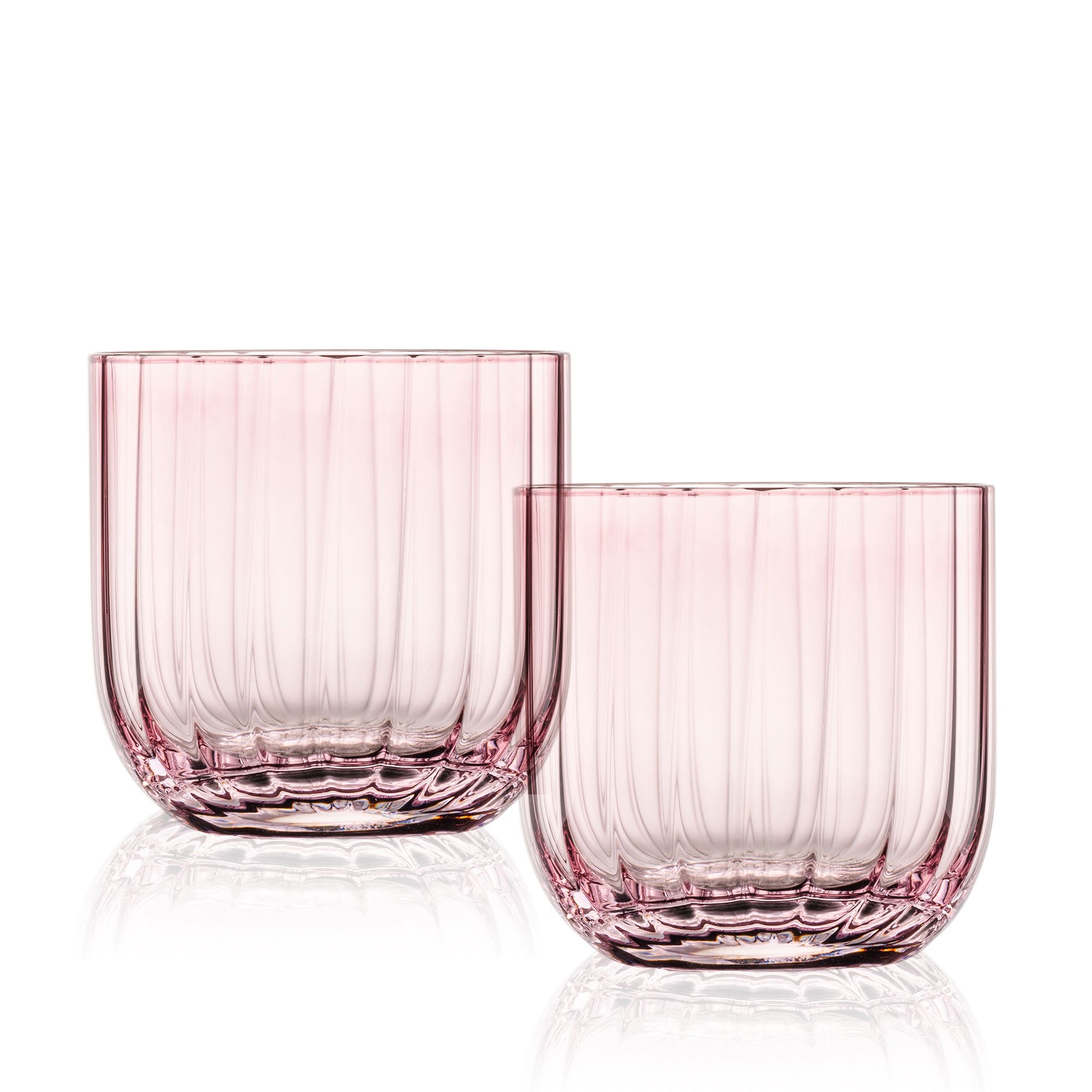 Zwiesel Glas - Windlicht 2er-Set Dialogue 100 - Flieder
