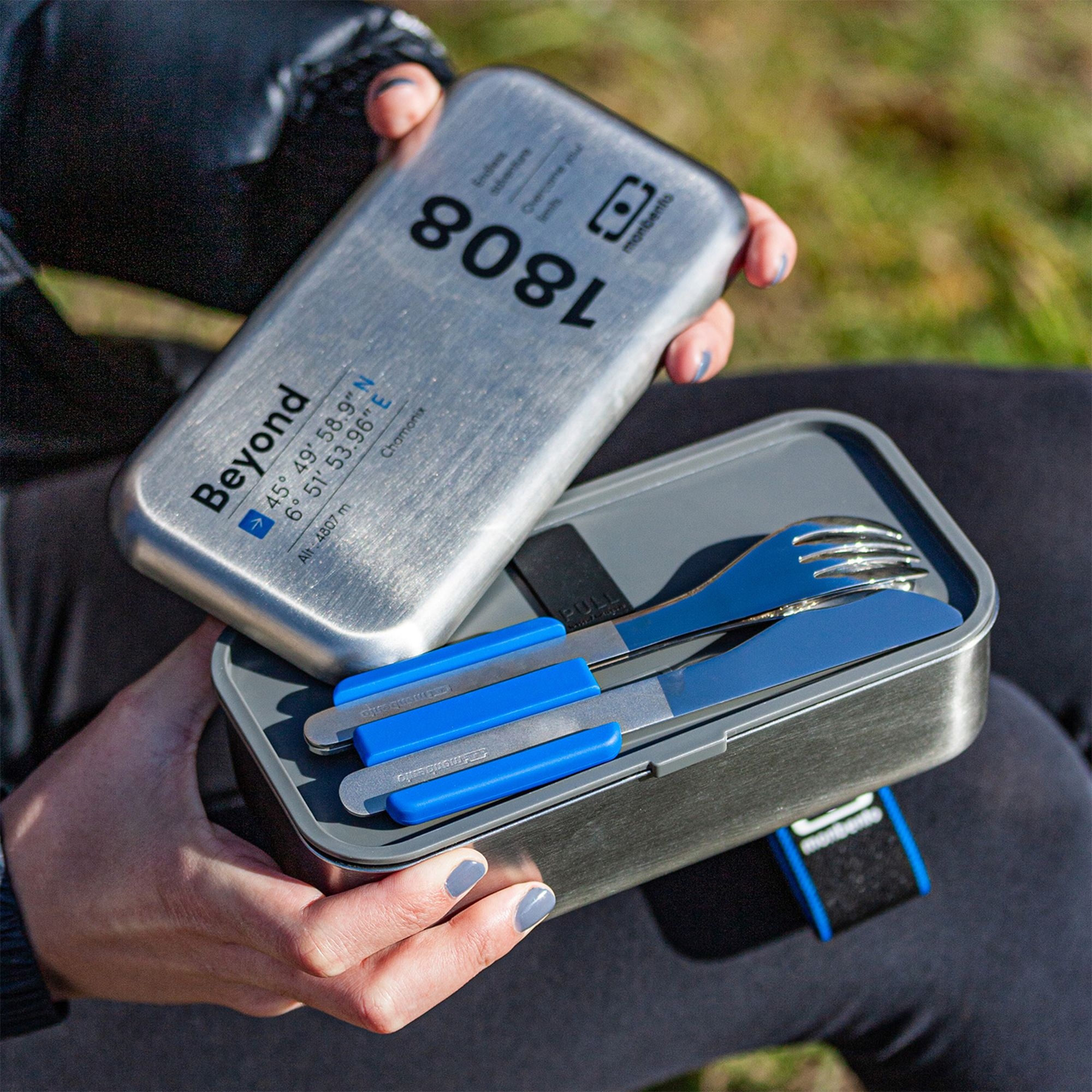 monbento - MB Slim Box - Blau monbento - MB Slim Box - Blau