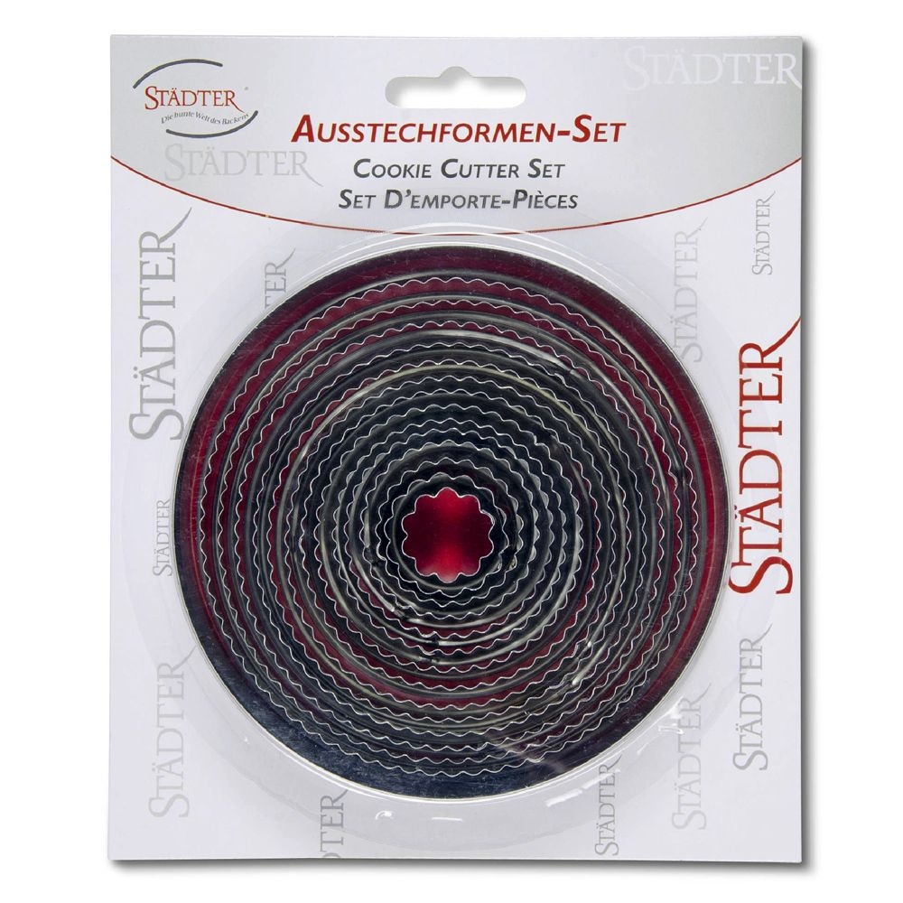 Städter - Cookie Cutter Ring corrugated Set - Set of 14