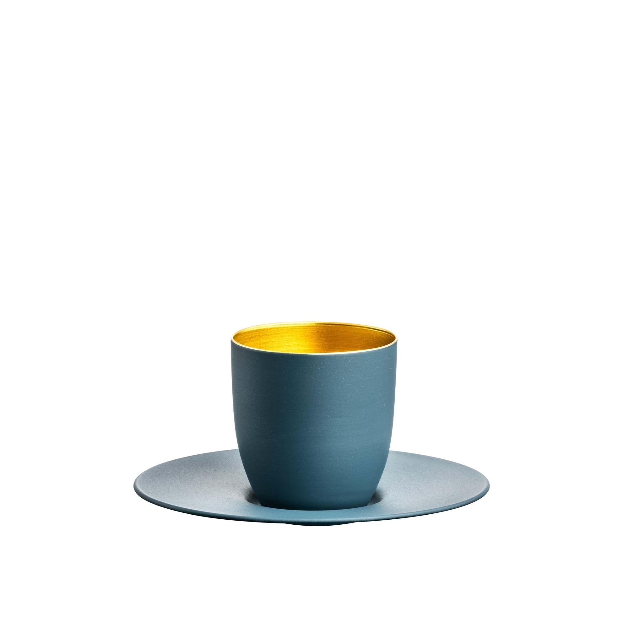 Eisch – COSMO COLLECT espresso set, petrol/gold