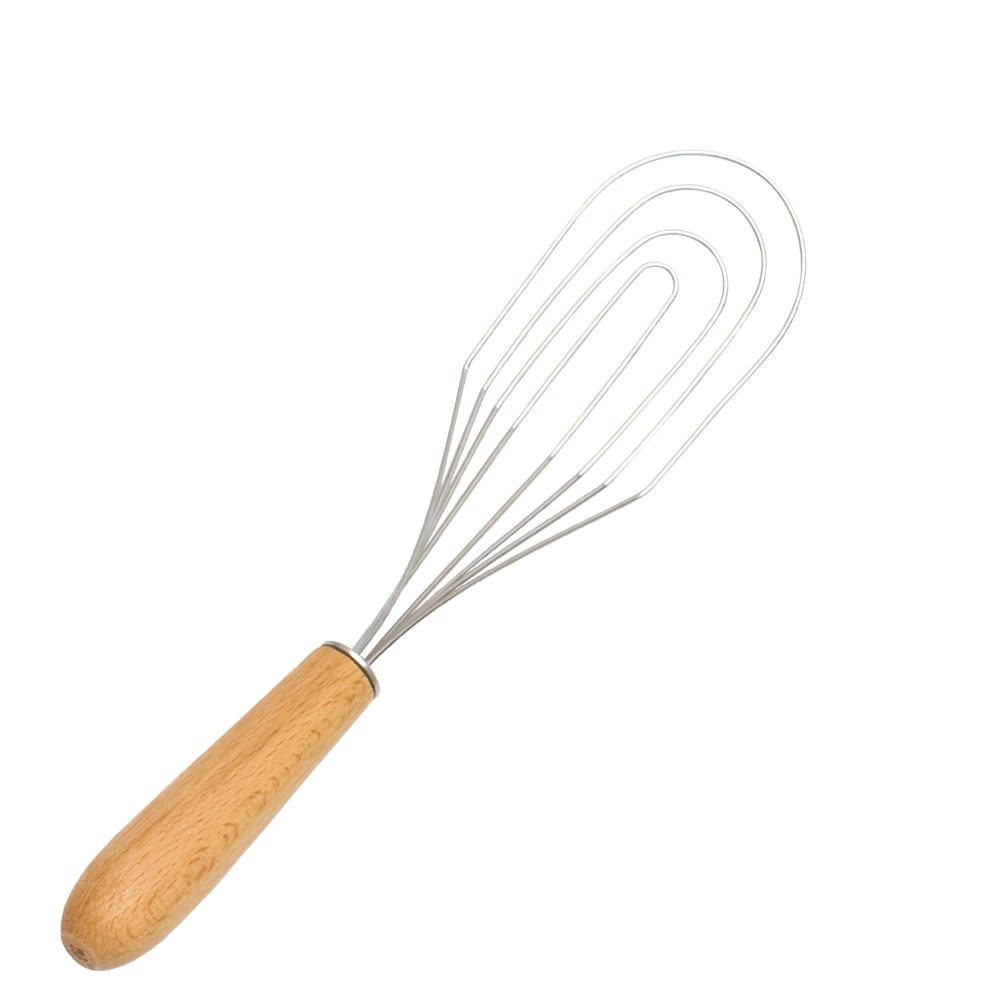 Klawe - flat whisk - beech/metal