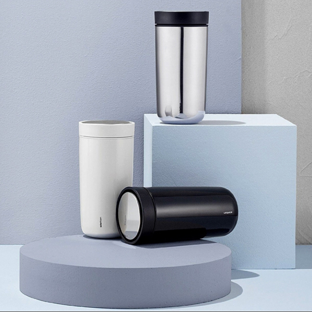 Stelton - To Go Click - Becher 200 ml - Edelstahl