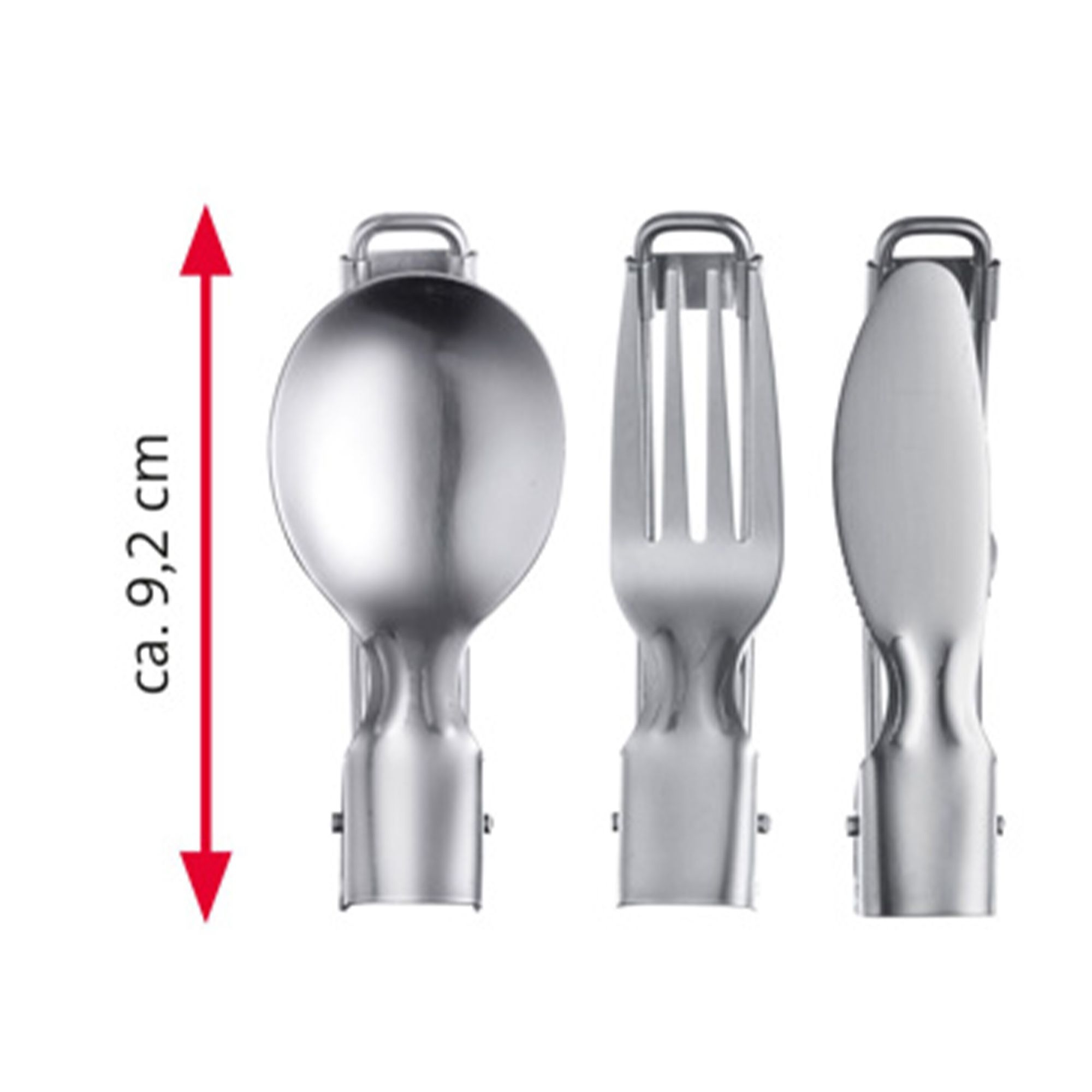 Westmark - Camping cutlery, foldable, set 3 pcs.