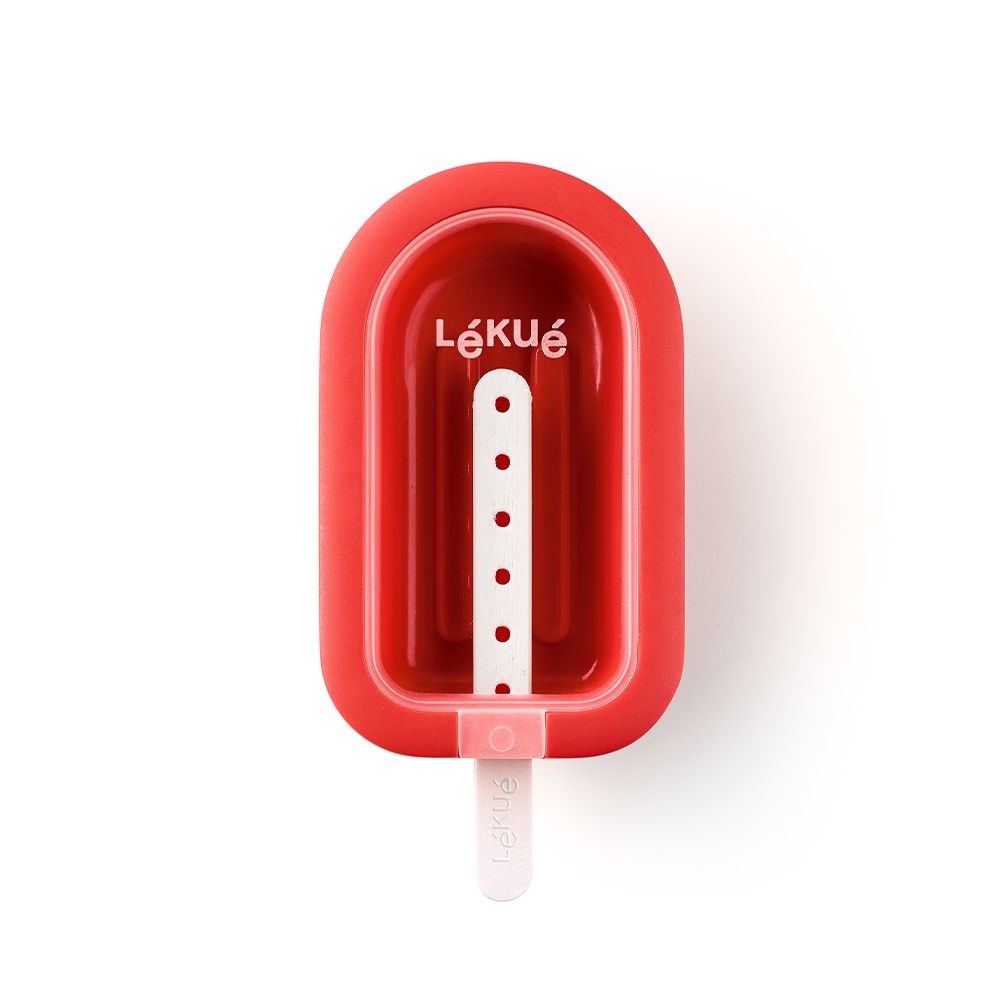 Lékué - Ice cream molds XL stackable, rot